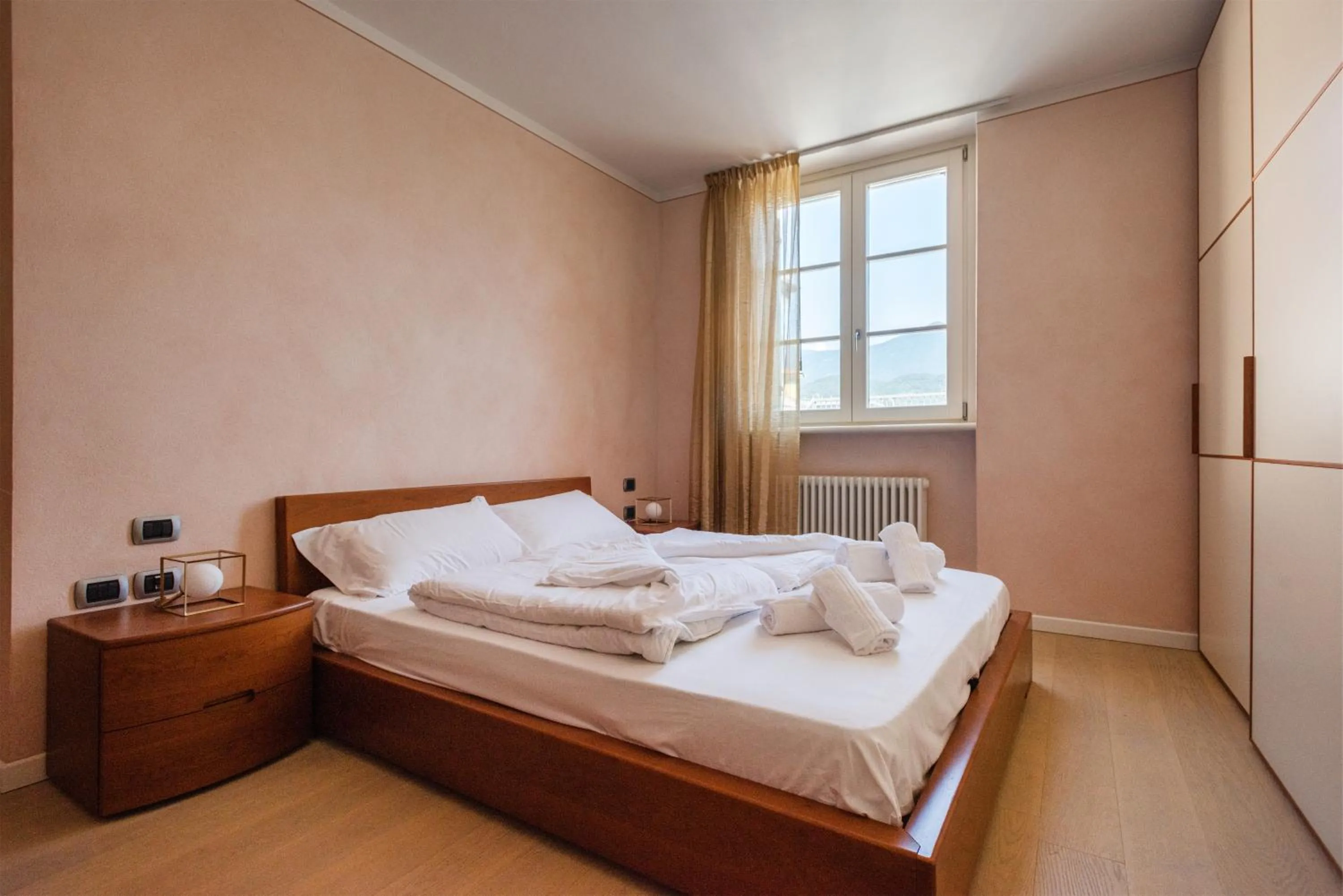 Bedroom, Bed in Attico la Rocca