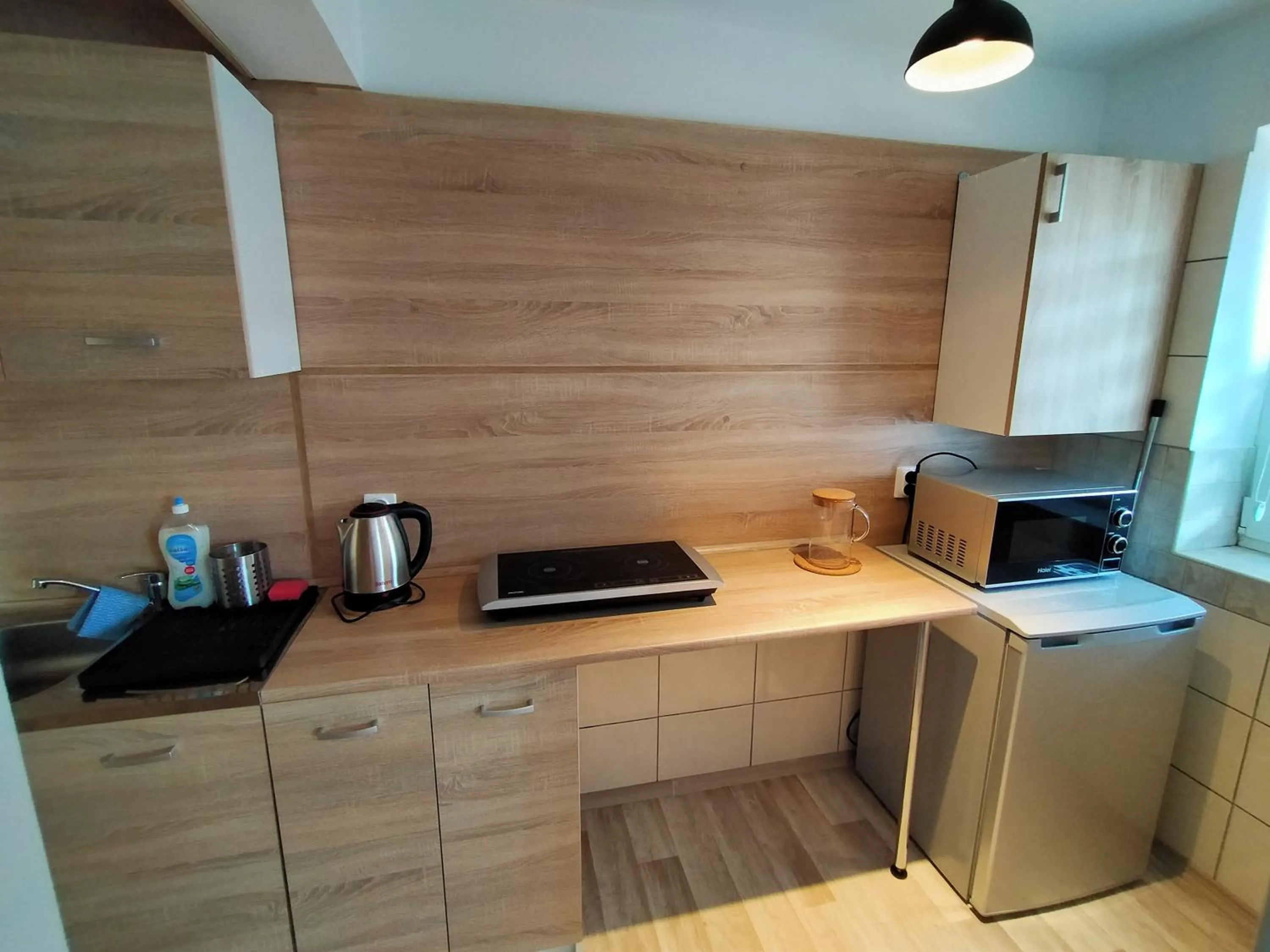 Kitchen or kitchenette in Domki całoroczne Panamera