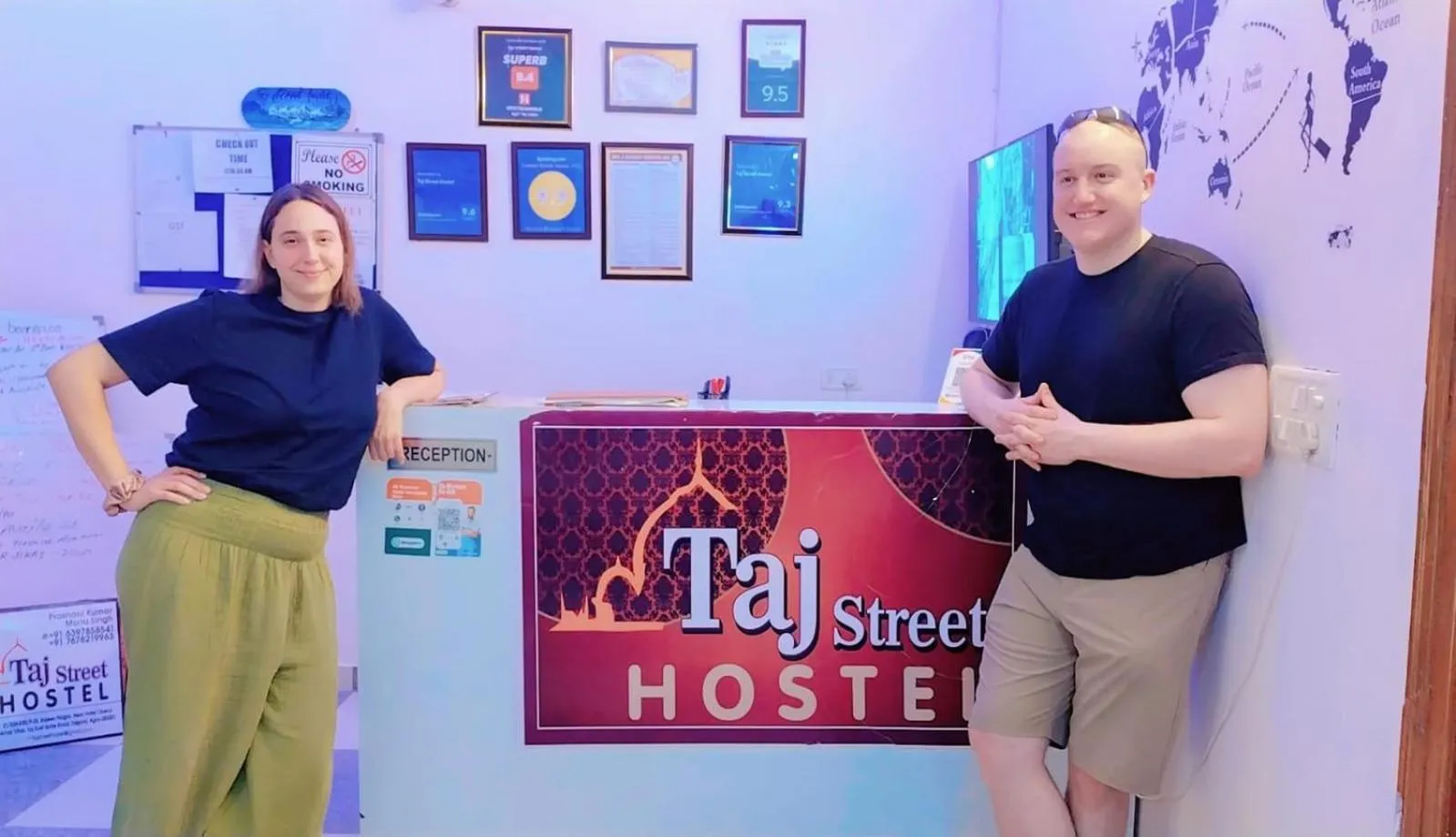 Guests in Taj Street Hostel