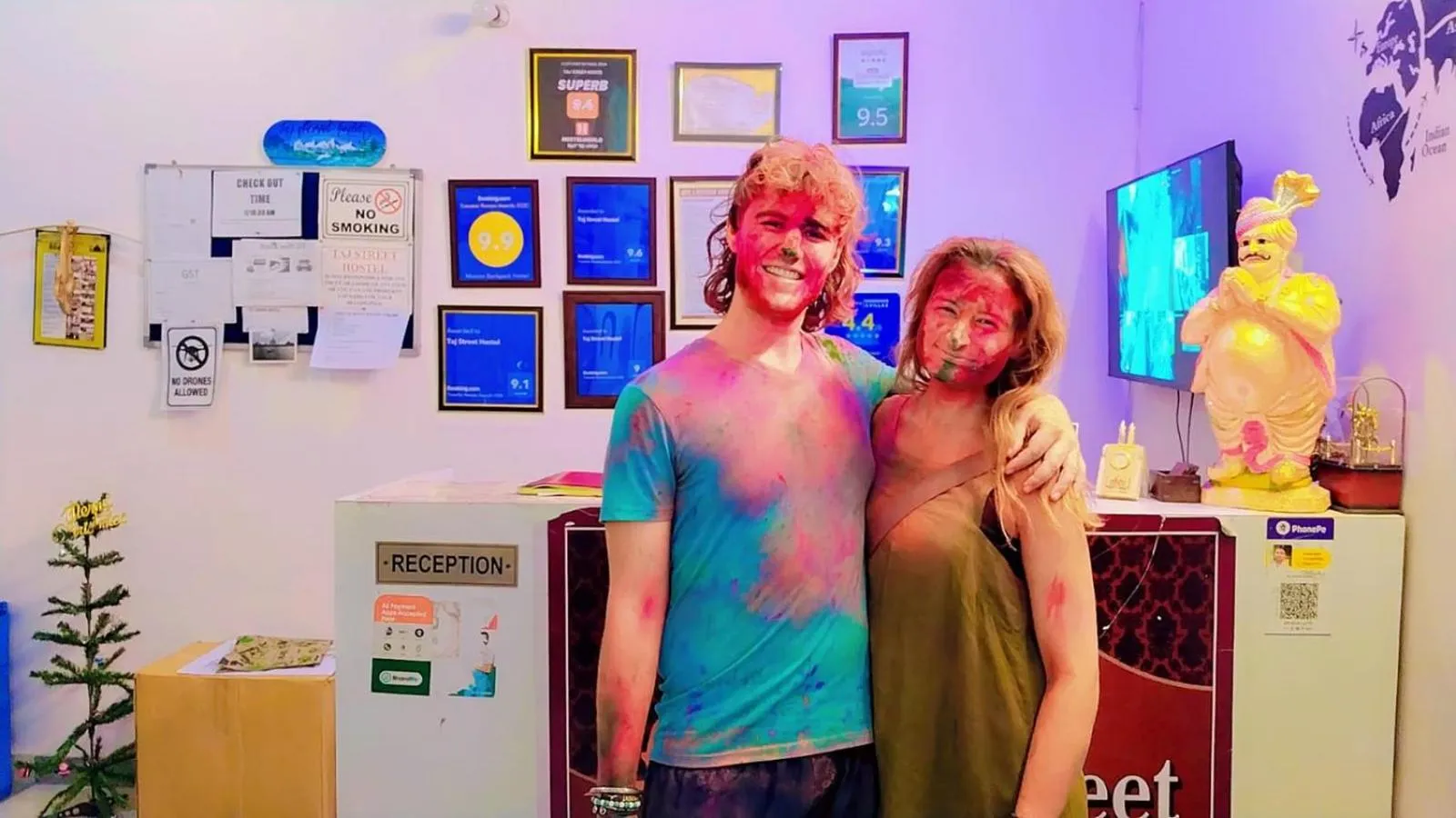 Guests in Taj Street Hostel