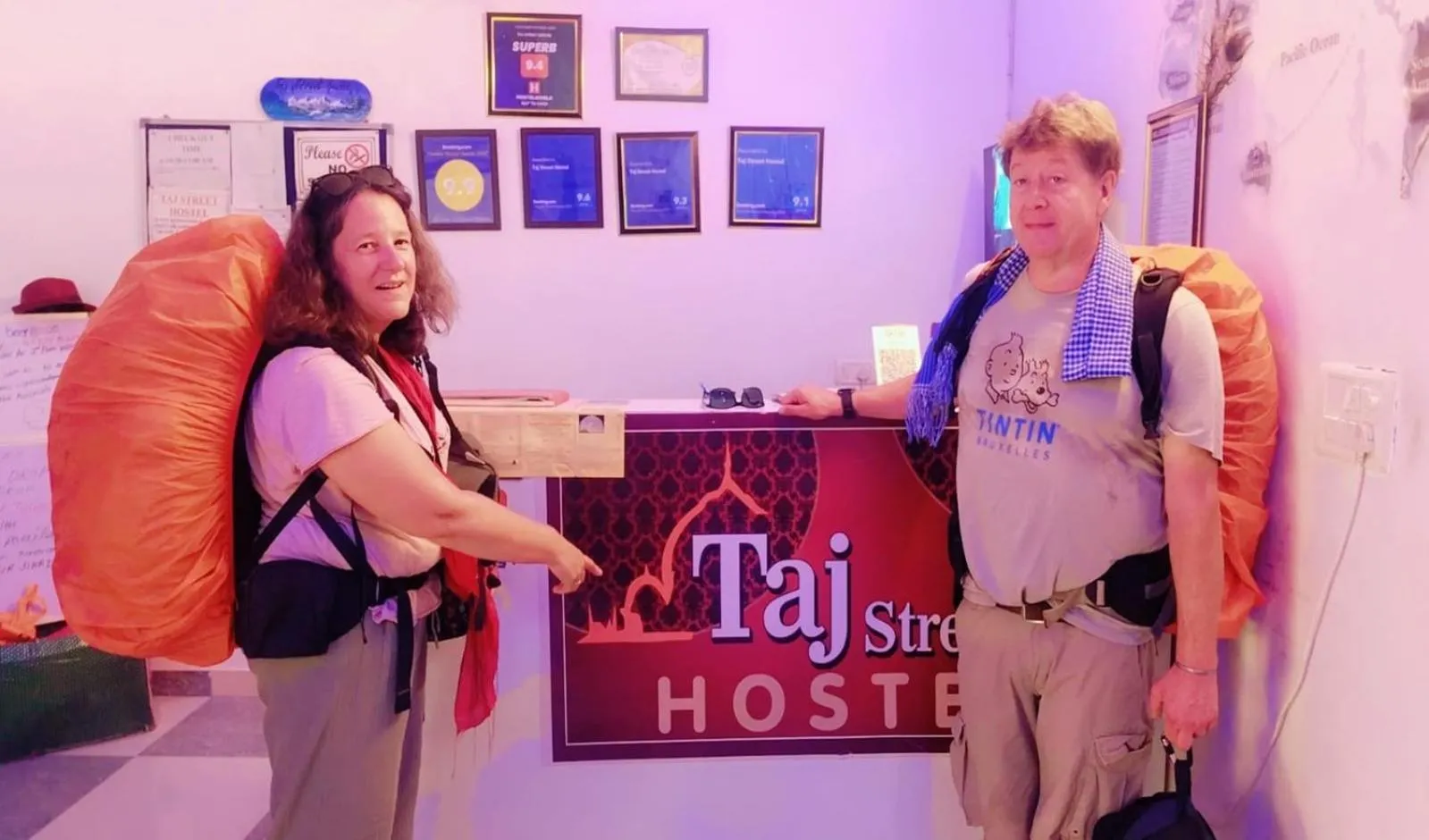 Guests in Taj Street Hostel