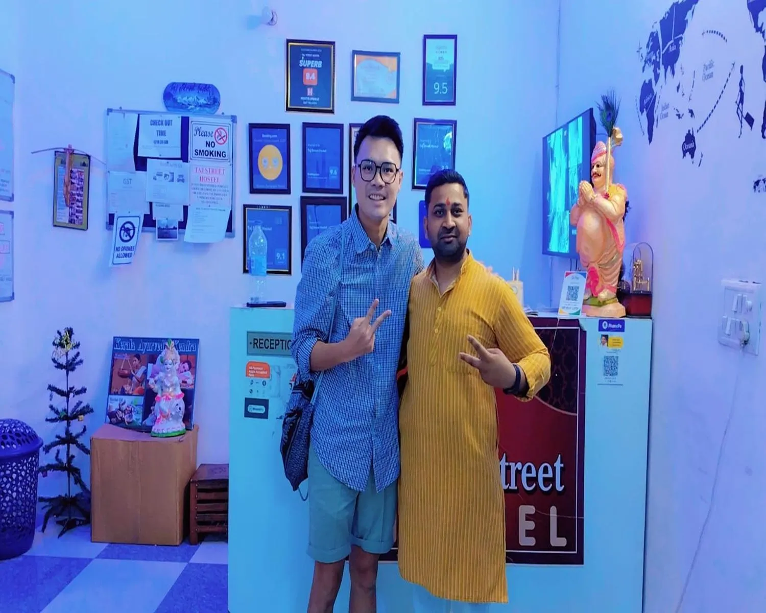 Guests in Taj Street Hostel