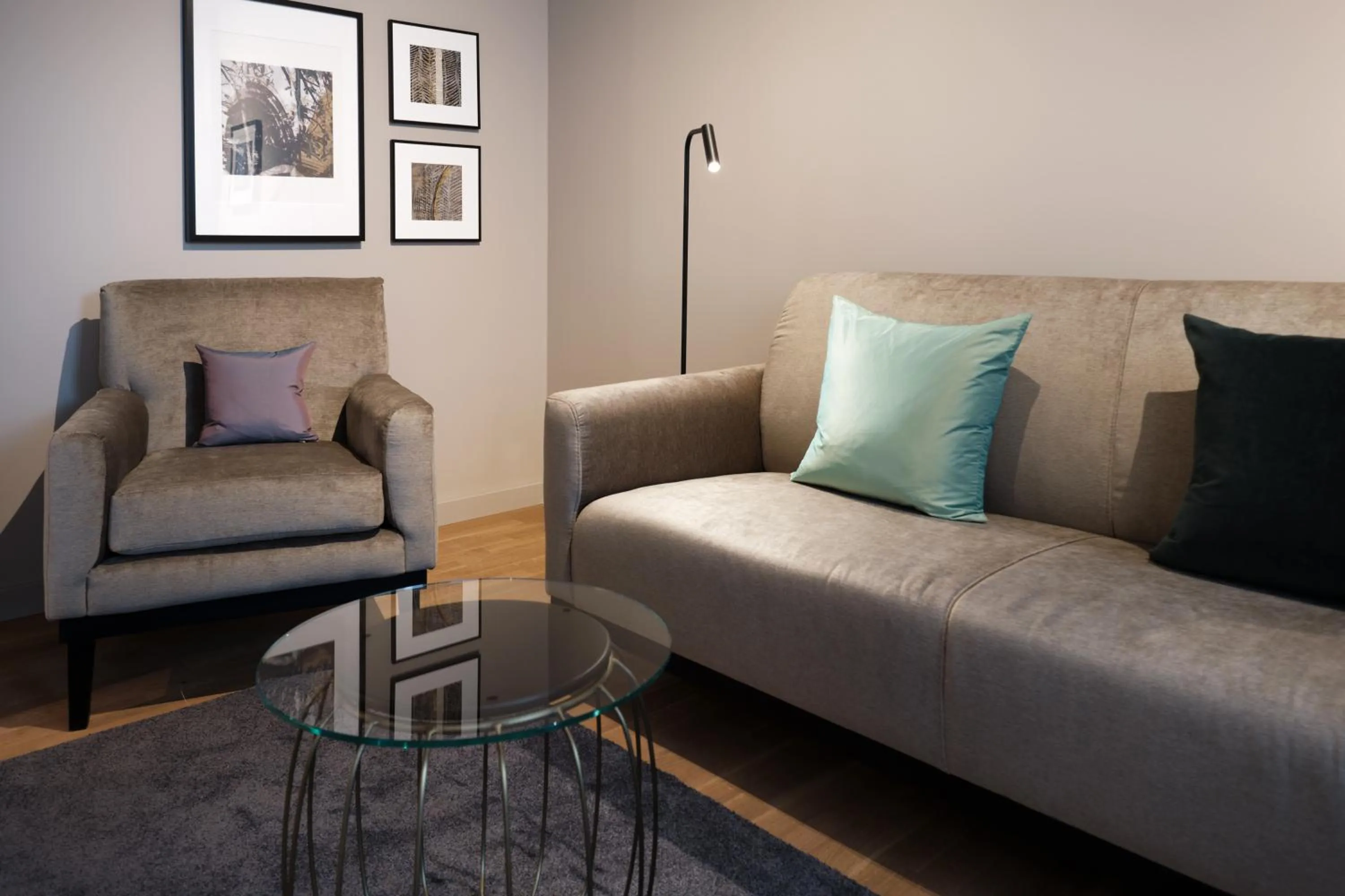 Living room in SAXX Hotel "Am Theater Karree"