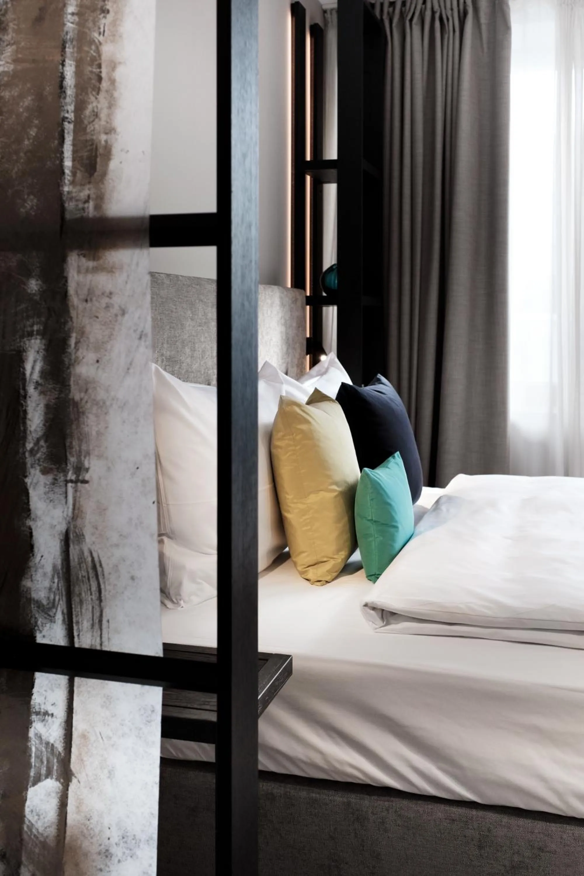 Decorative detail, Bed in SAXX Hotel "Am Theater Karree"