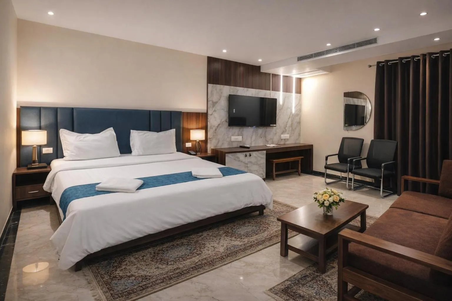 Photo of the whole room, Bed in Hotel Sarweshwary