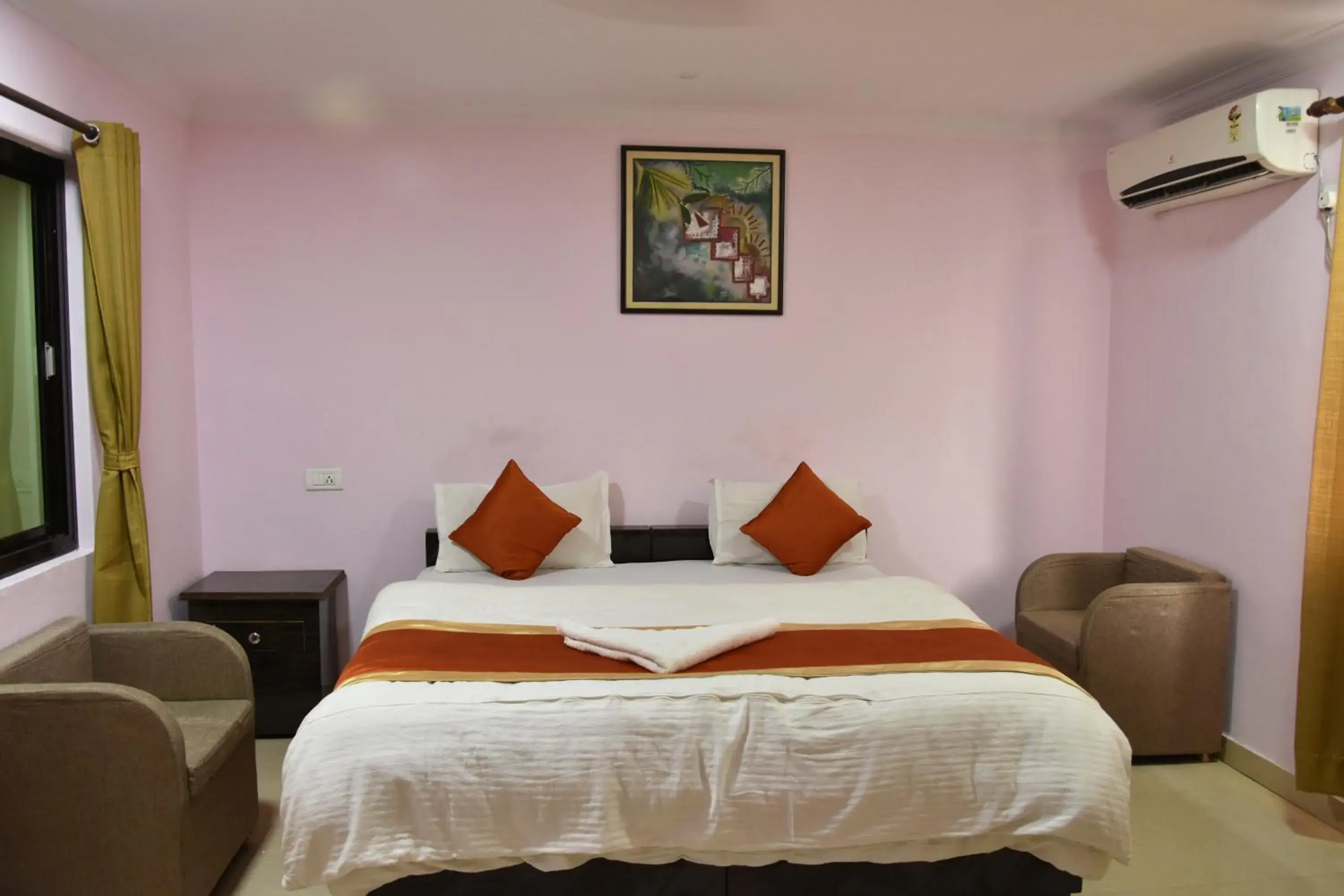 Bed in Hotel Sarweshwary Bed in Hotel Sarweshwary