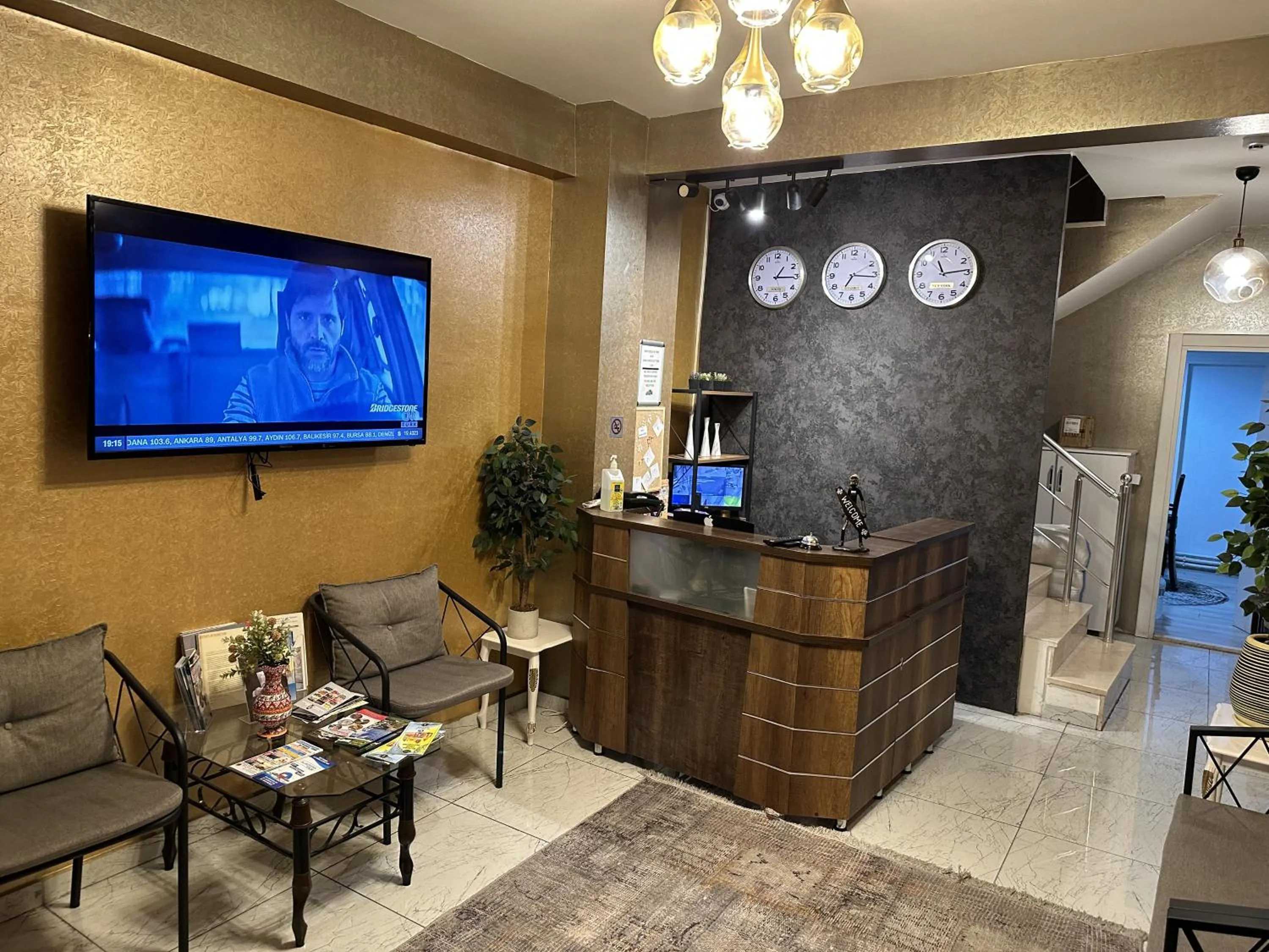 Lobby or reception in Galapera Hotel