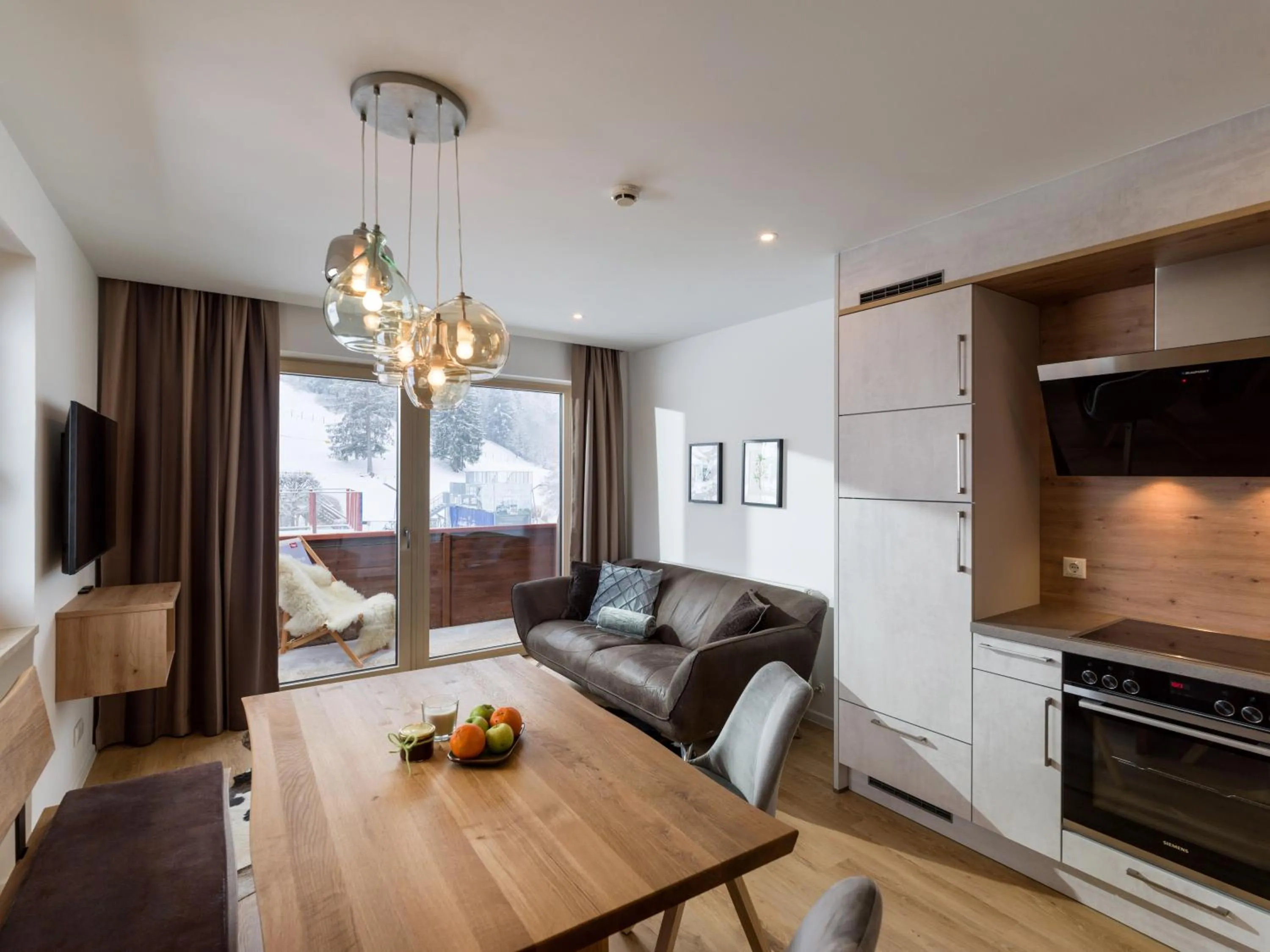 Living room in Aparthotel Brandauerhof