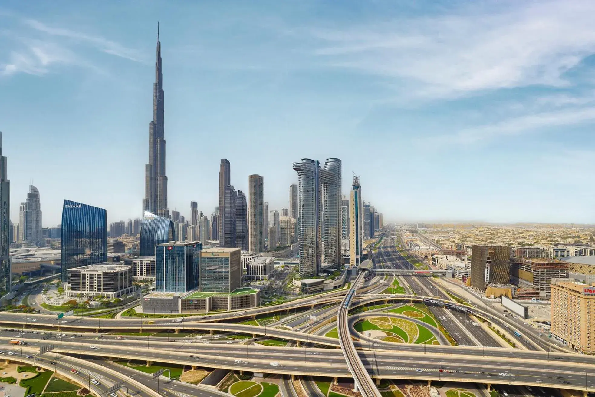 City view in Dusit Thani Dubai City view in Dusit Thani Dubai