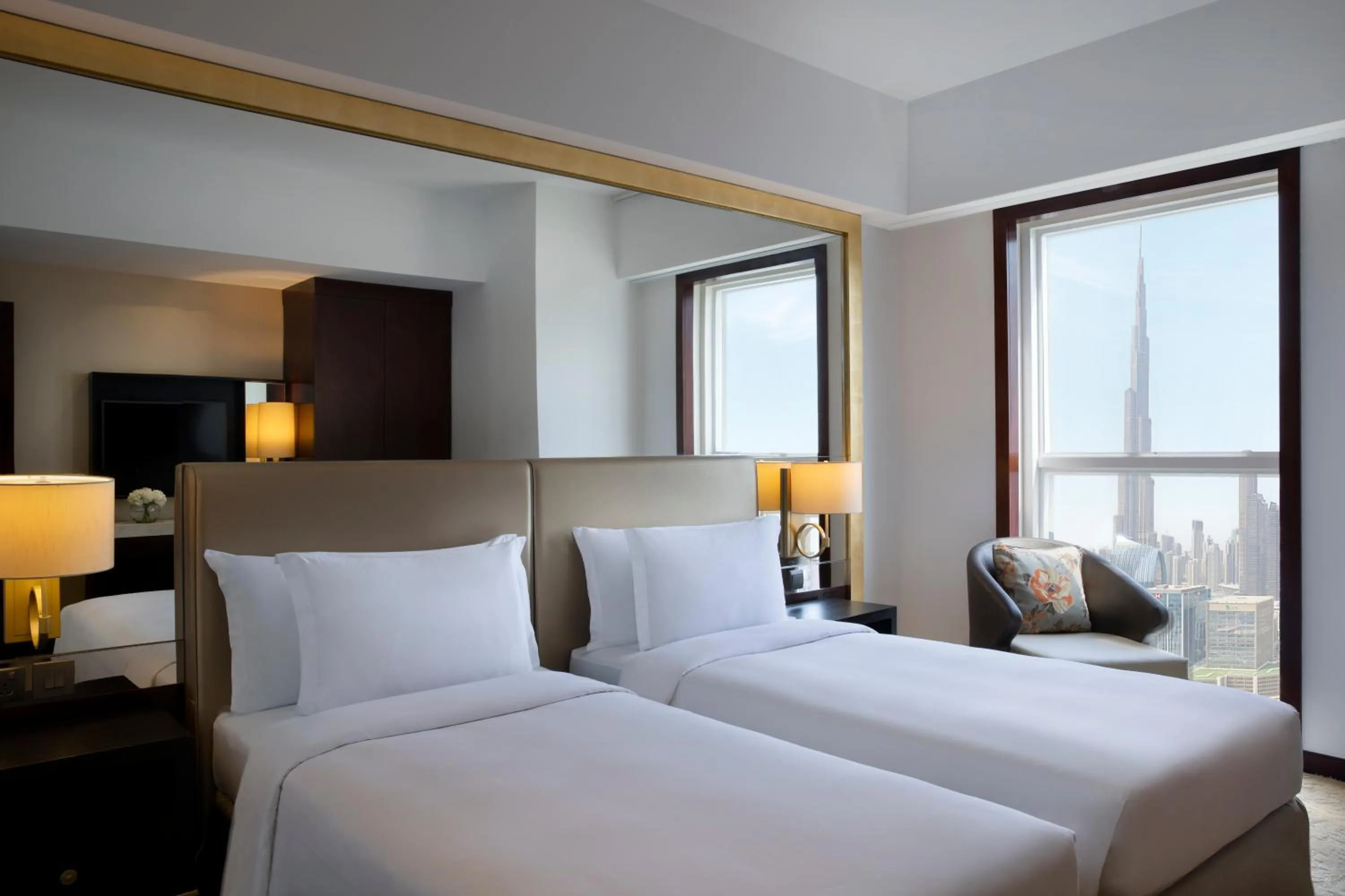 Bed in Dusit Thani Dubai