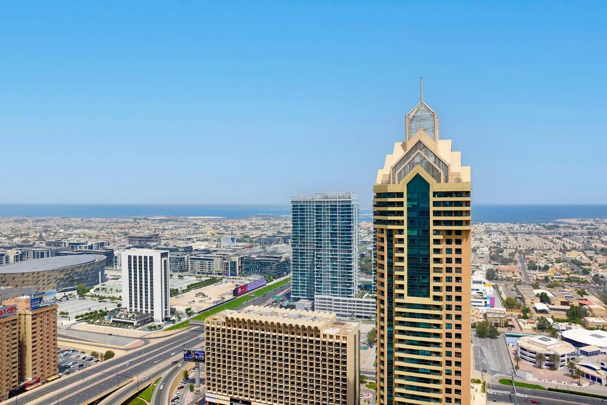 City view in Dusit Thani Dubai City view in Dusit Thani Dubai