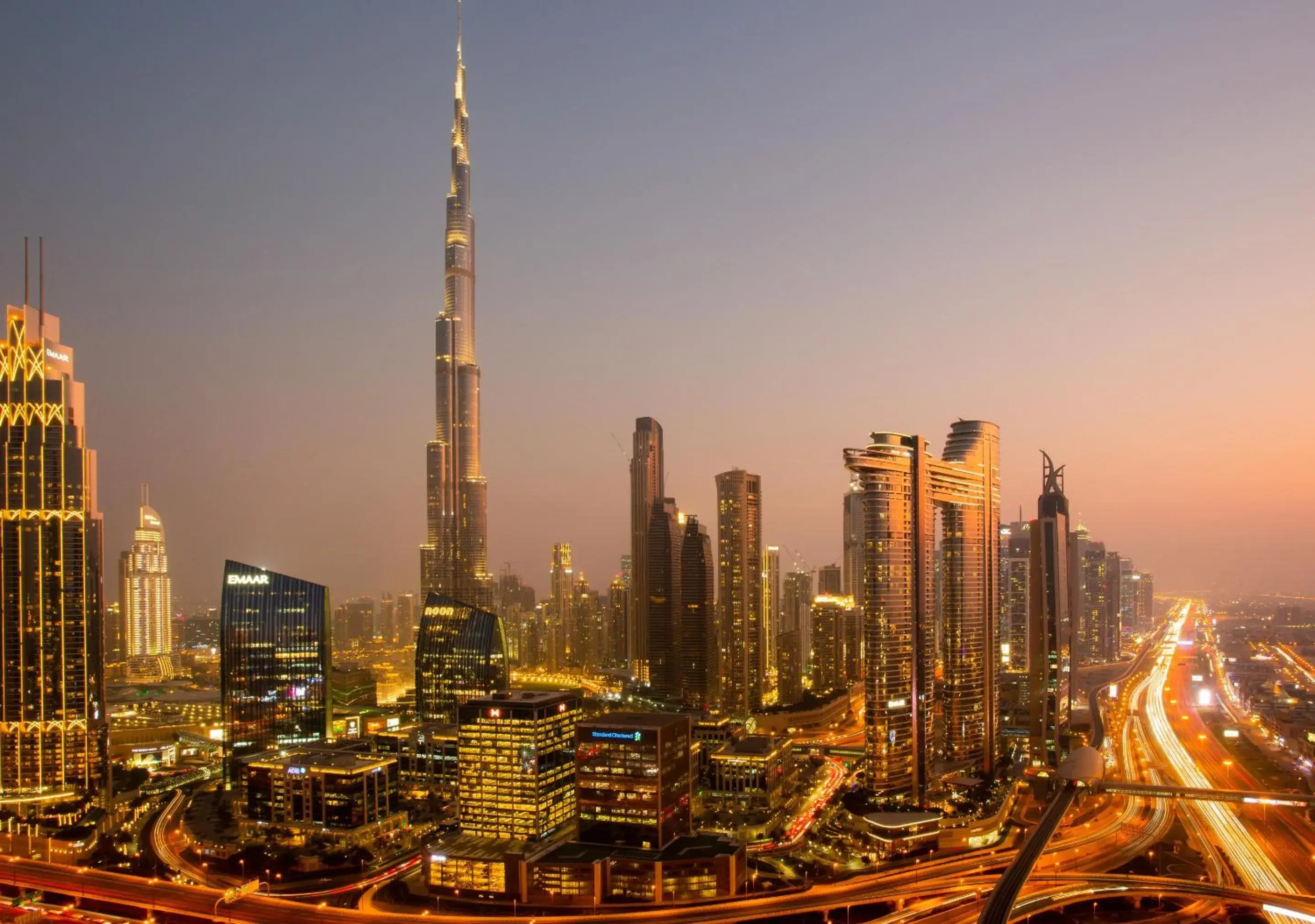 City view in Dusit Thani Dubai City view in Dusit Thani Dubai