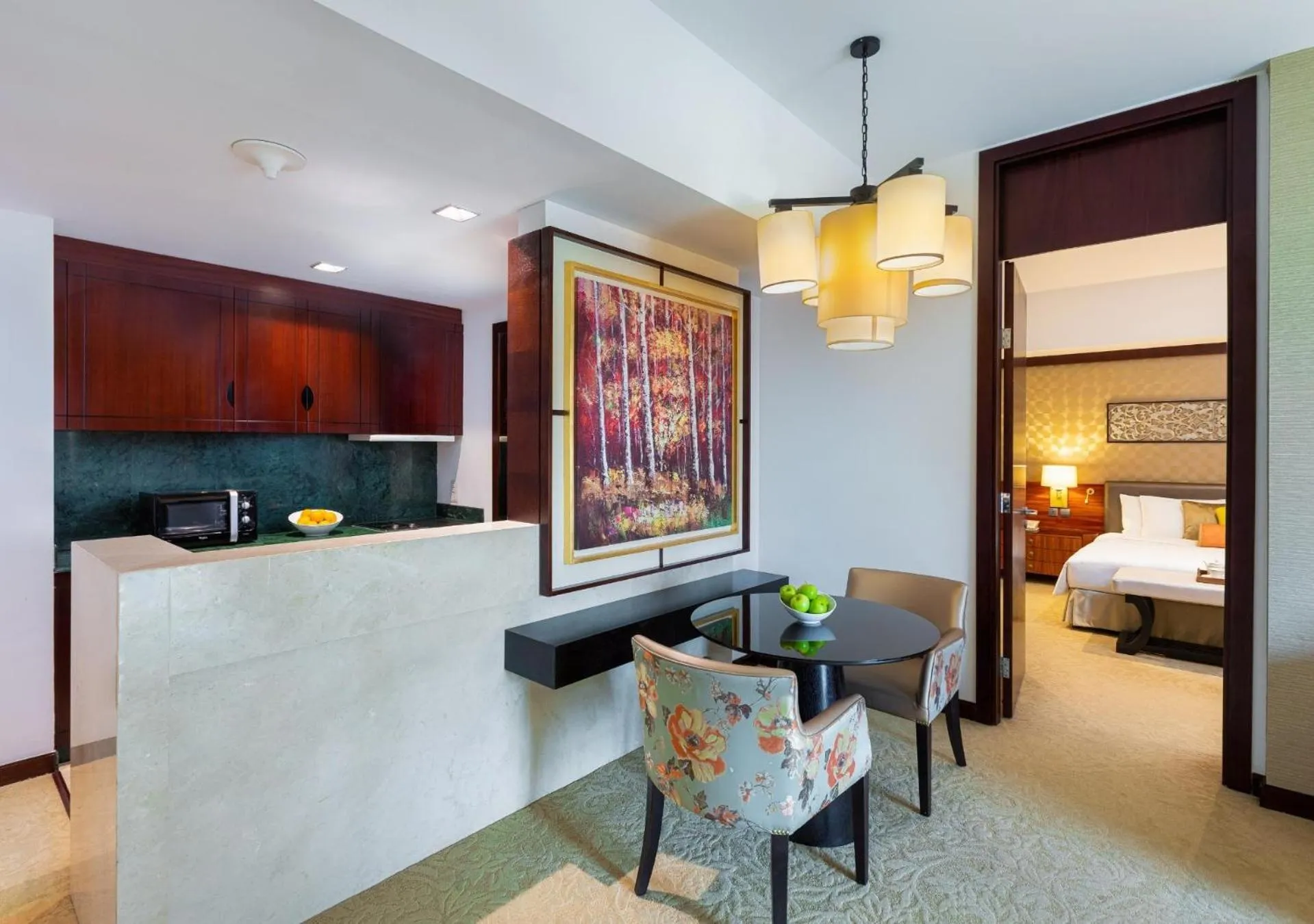 Bed in Dusit Thani Dubai