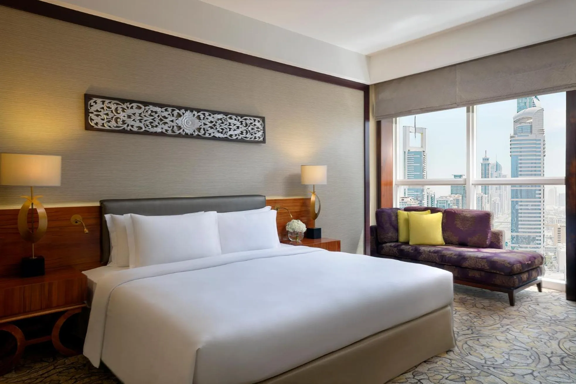 Bed in Dusit Thani Dubai