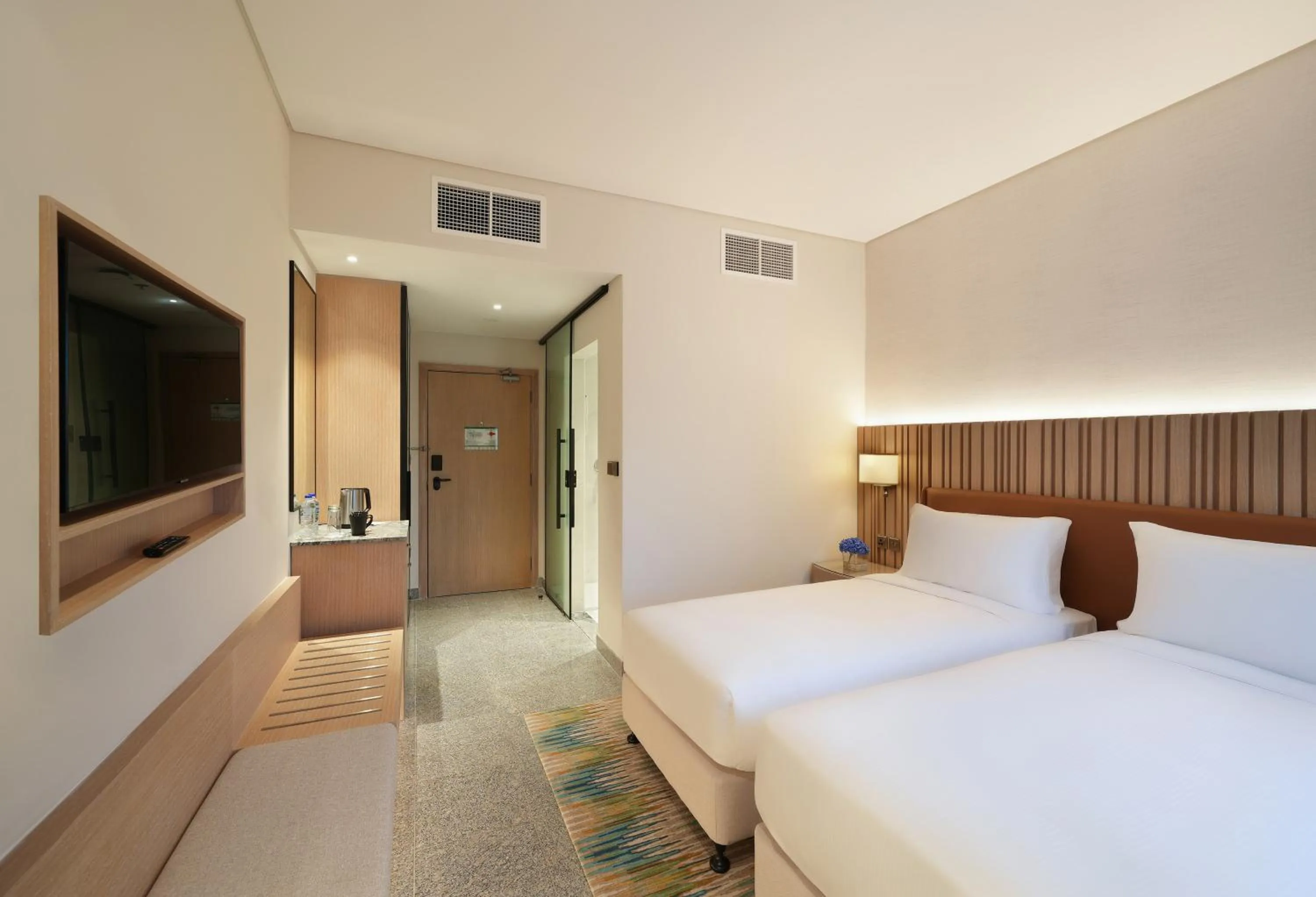 Bedroom, Bed in Arabian Park Dubai, an Edge by Rotana Hotel