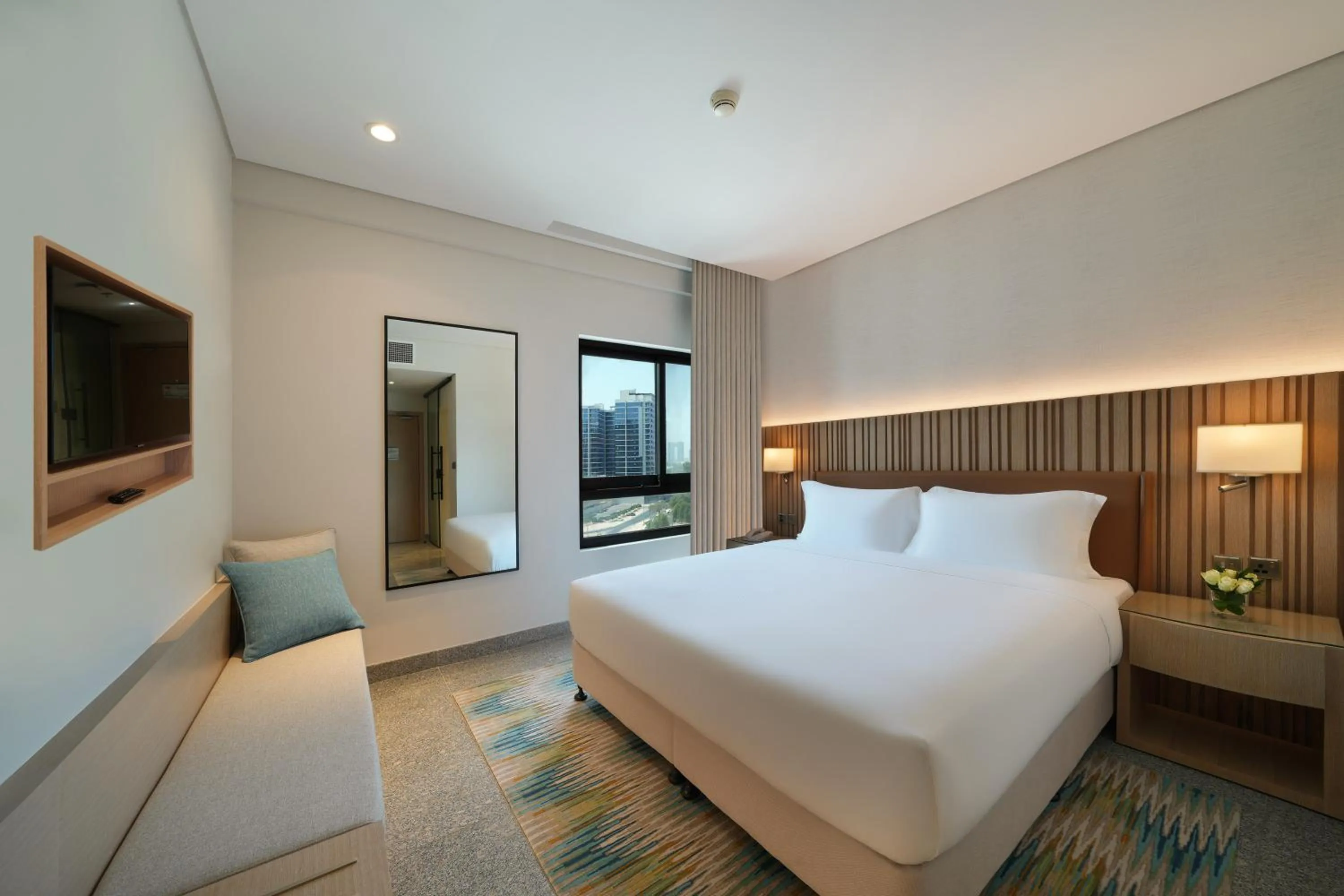Bedroom, Bed in Arabian Park Dubai, an Edge by Rotana Hotel
