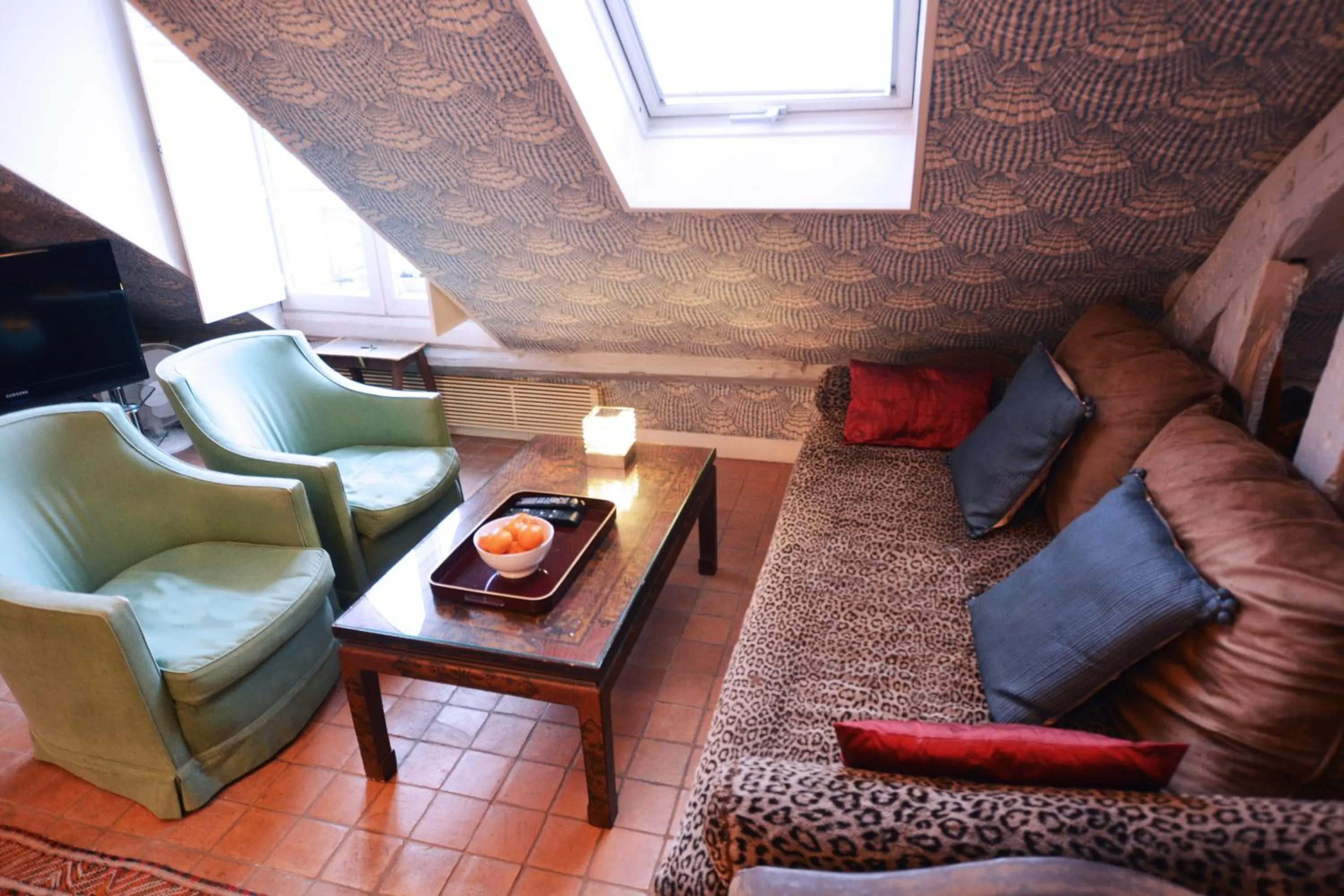 TV and multimedia in Charming Studio Near Louvre