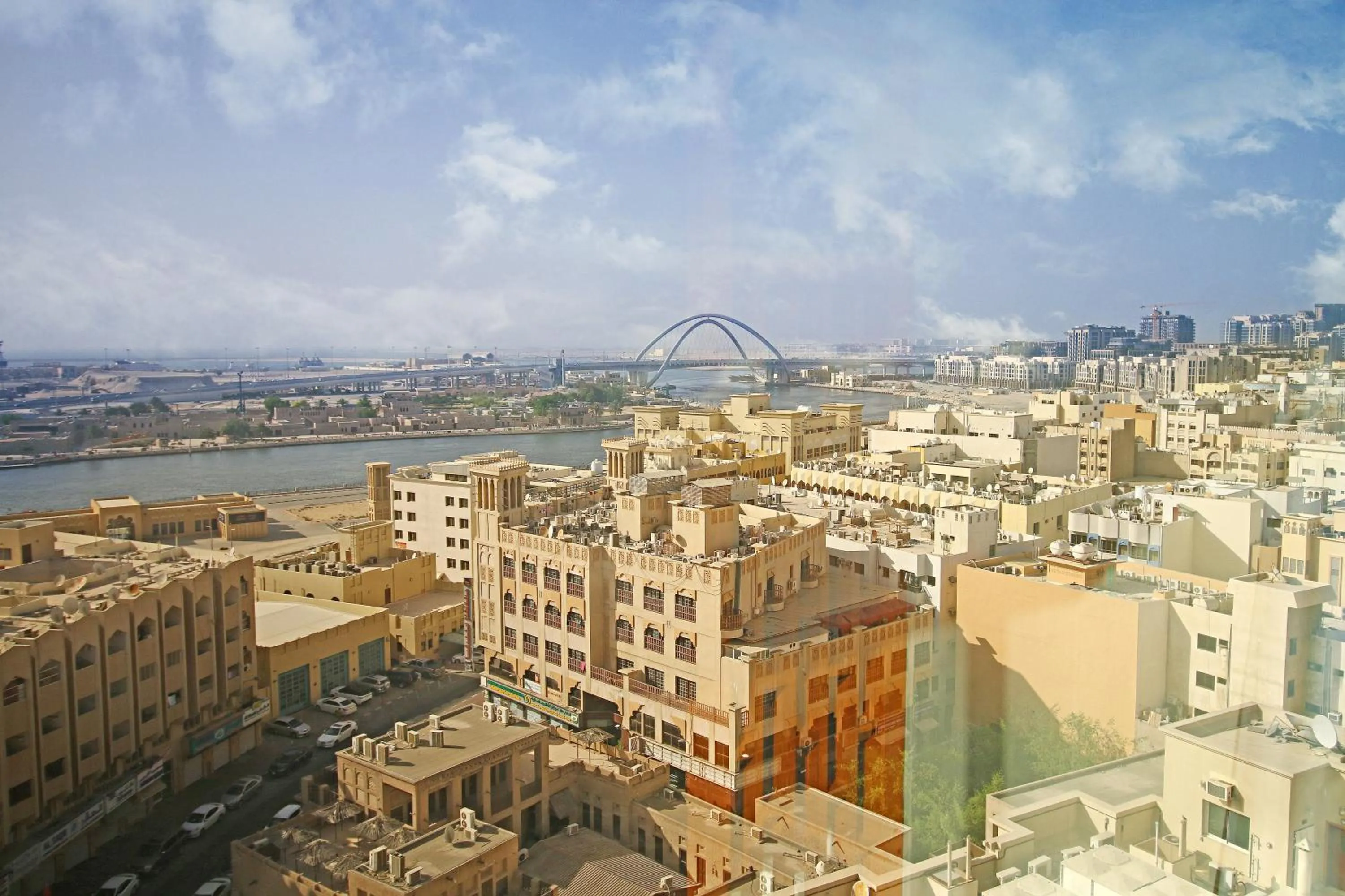 City view in The George Hotel by Saffron, Dubai Creek
