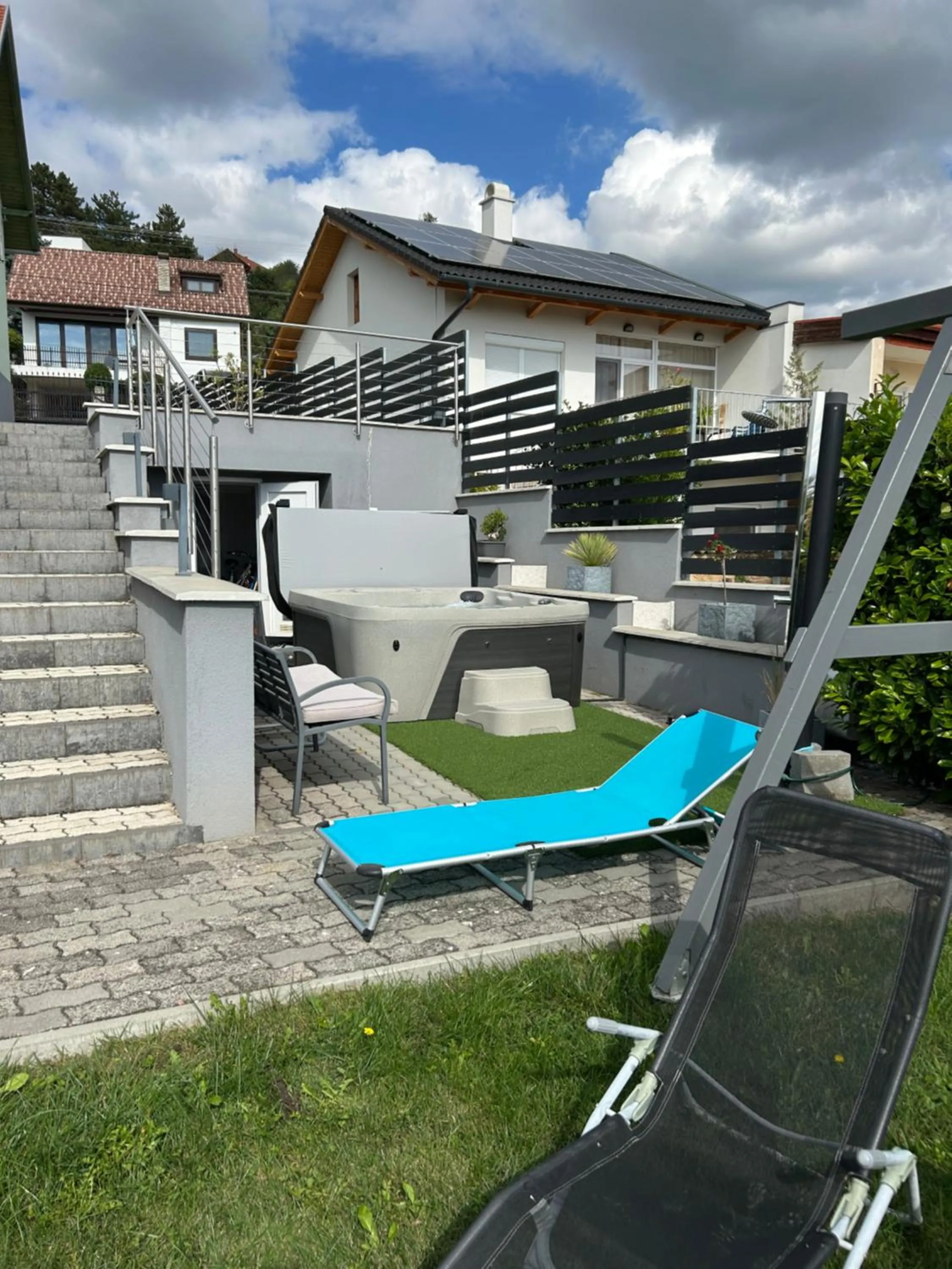 Hot Tub in Fügefa Apartman