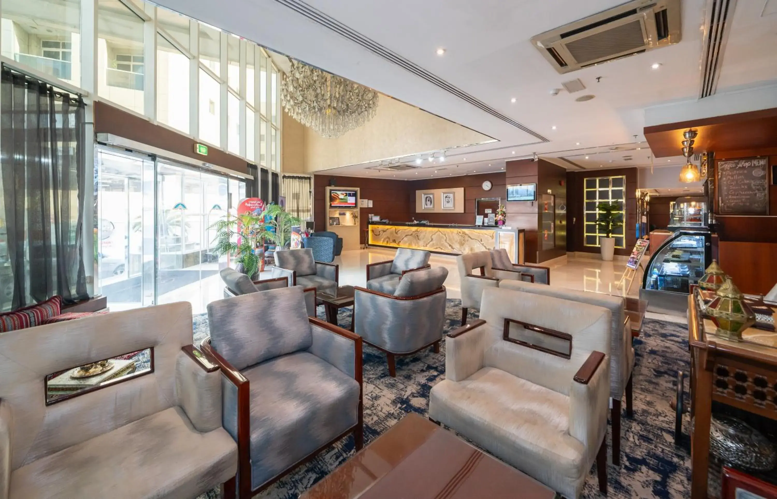 Lobby or reception in Howard Johnson Bur Dubai Lobby or reception in Howard Johnson Bur Dubai