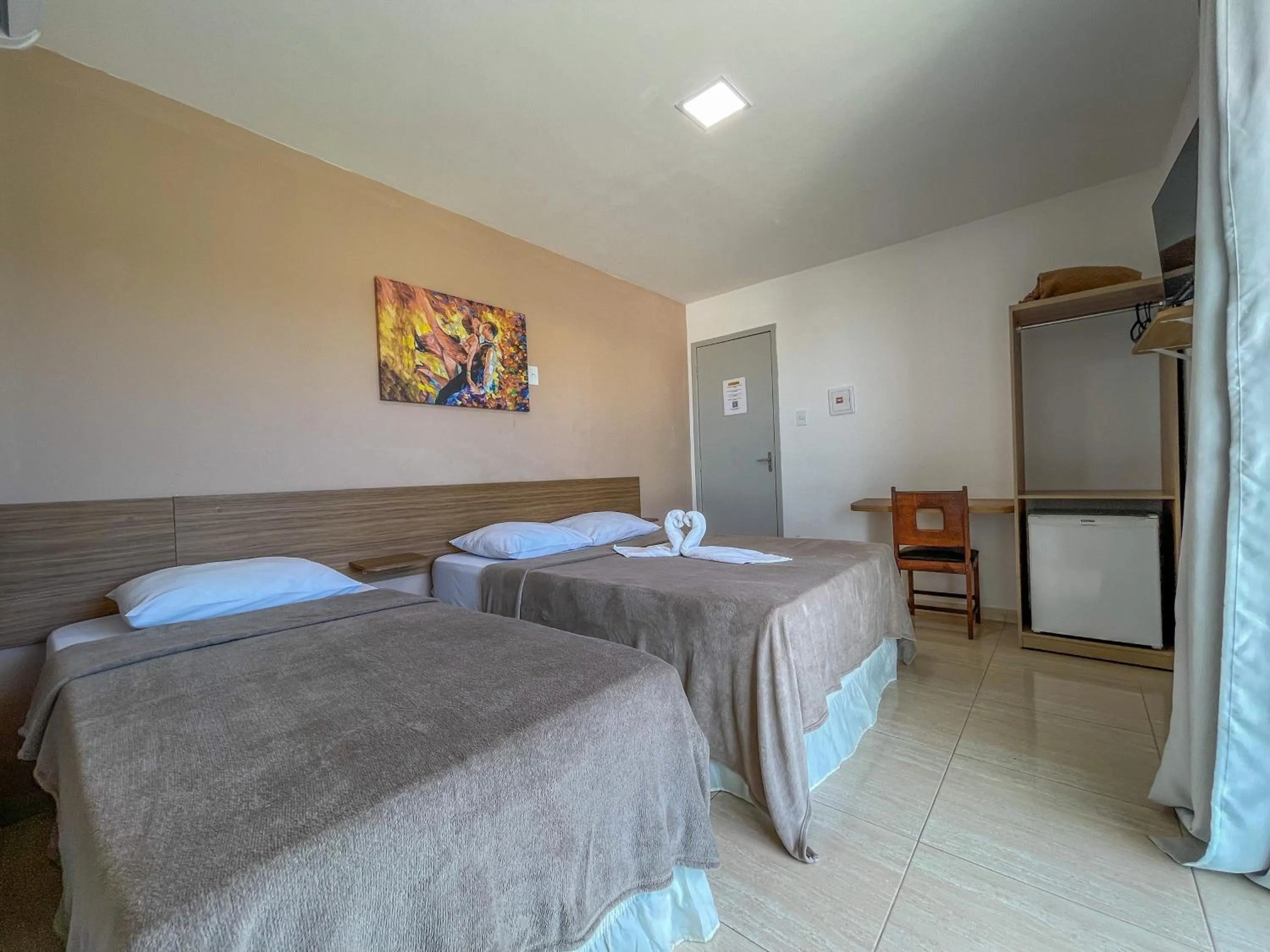 Bed in Pousada Talha - Mar