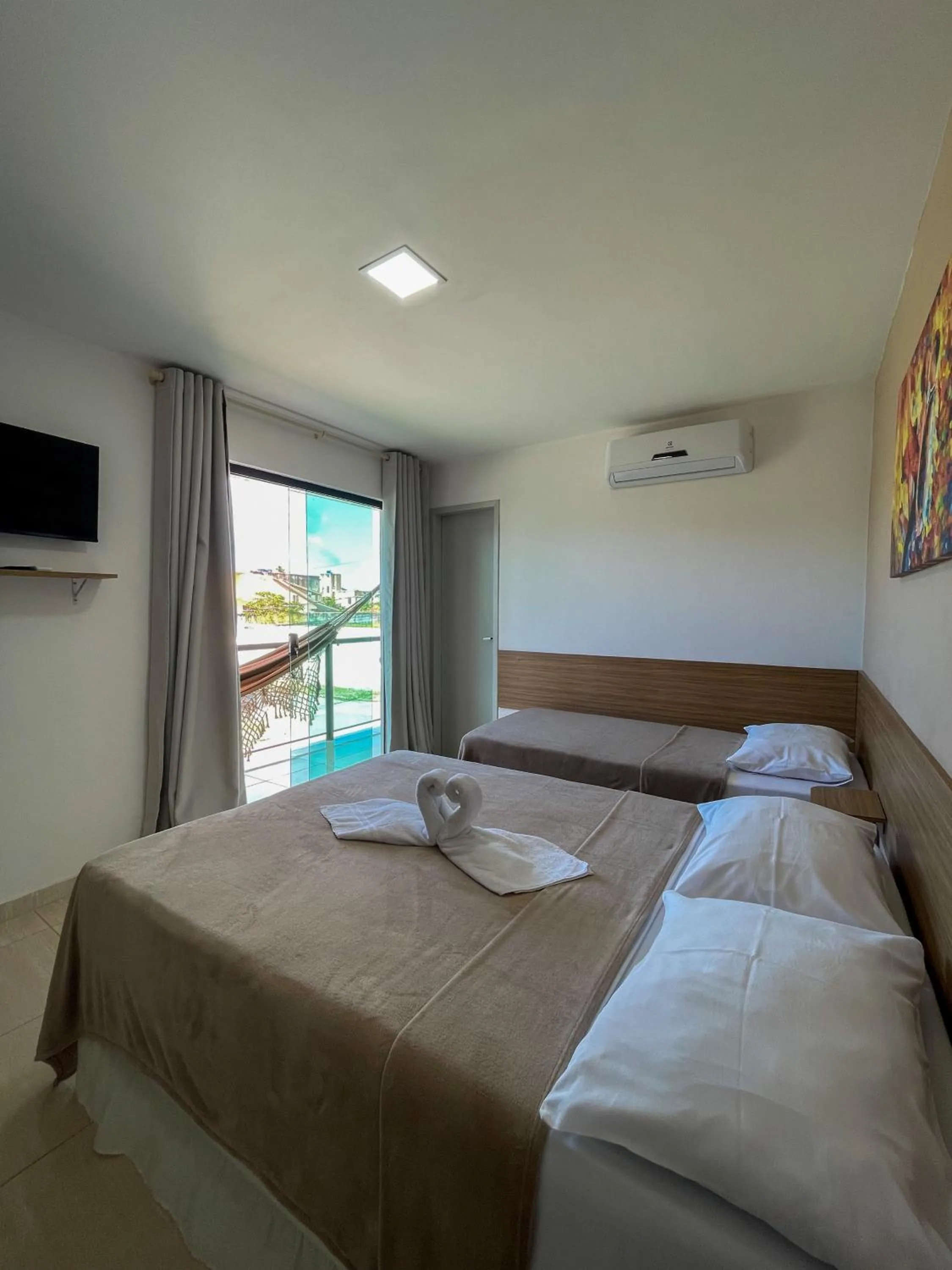 Bed in Pousada Talha - Mar