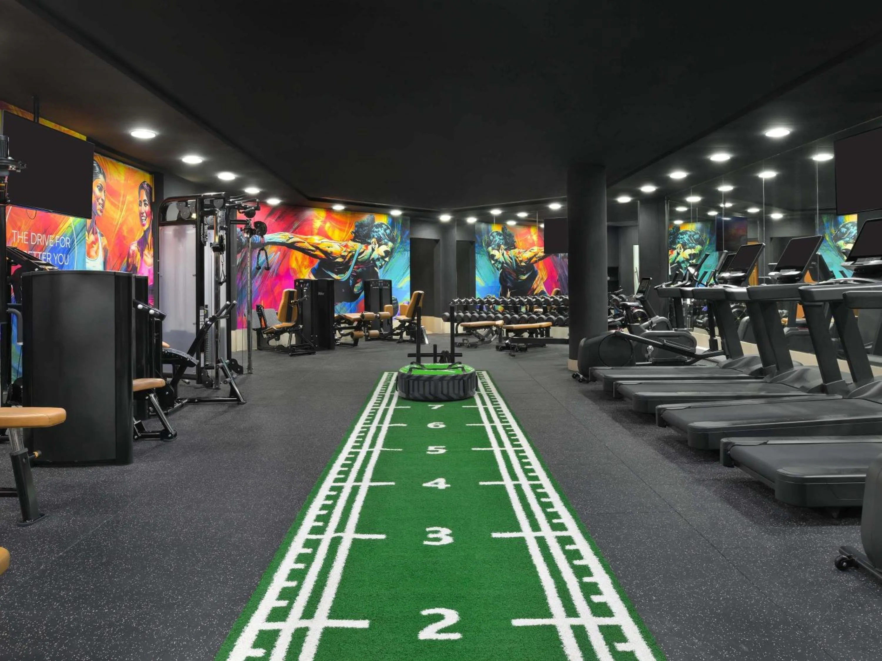 Fitness centre/facilities in Swissôtel Al Murooj Dubai