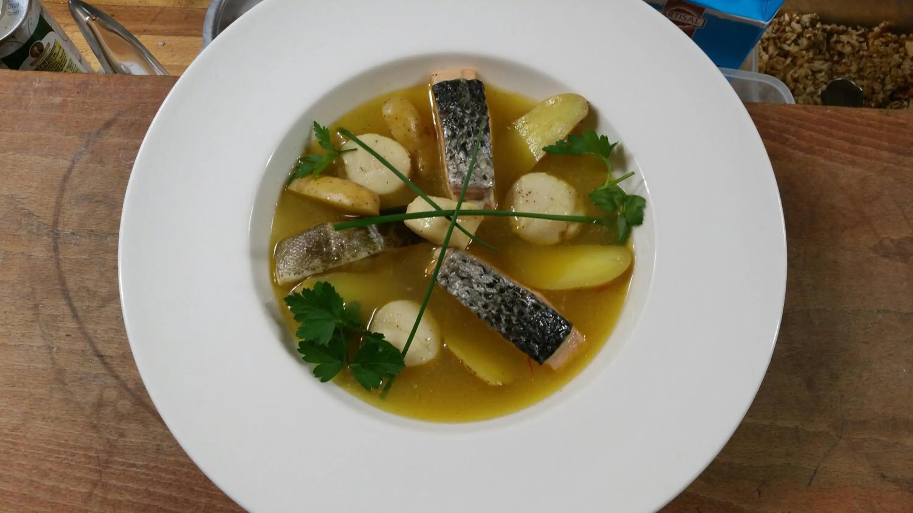 Food close-up in Hotel Auberge Edelweiss