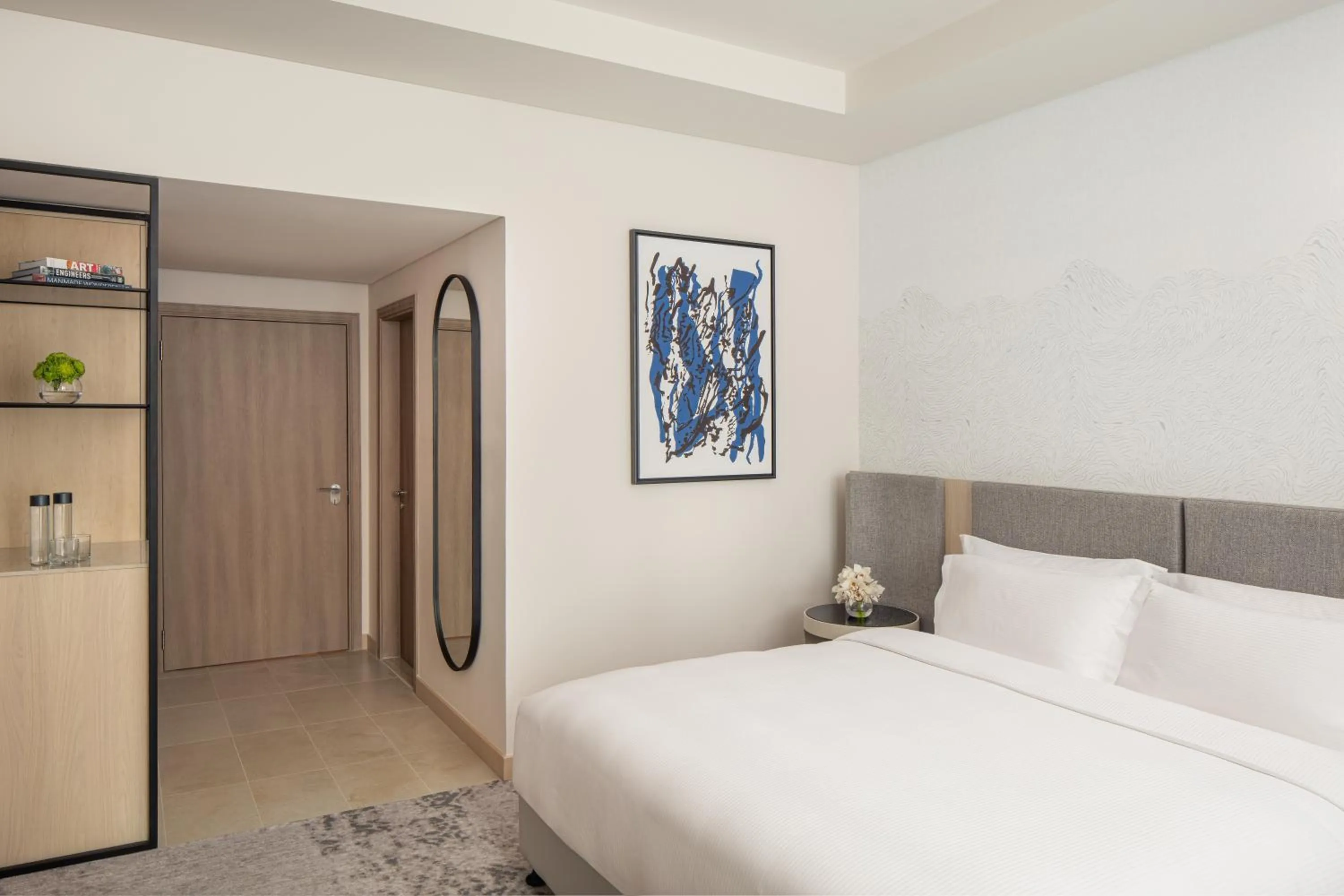 Bedroom, Bed in Towers Rotana - Dubai