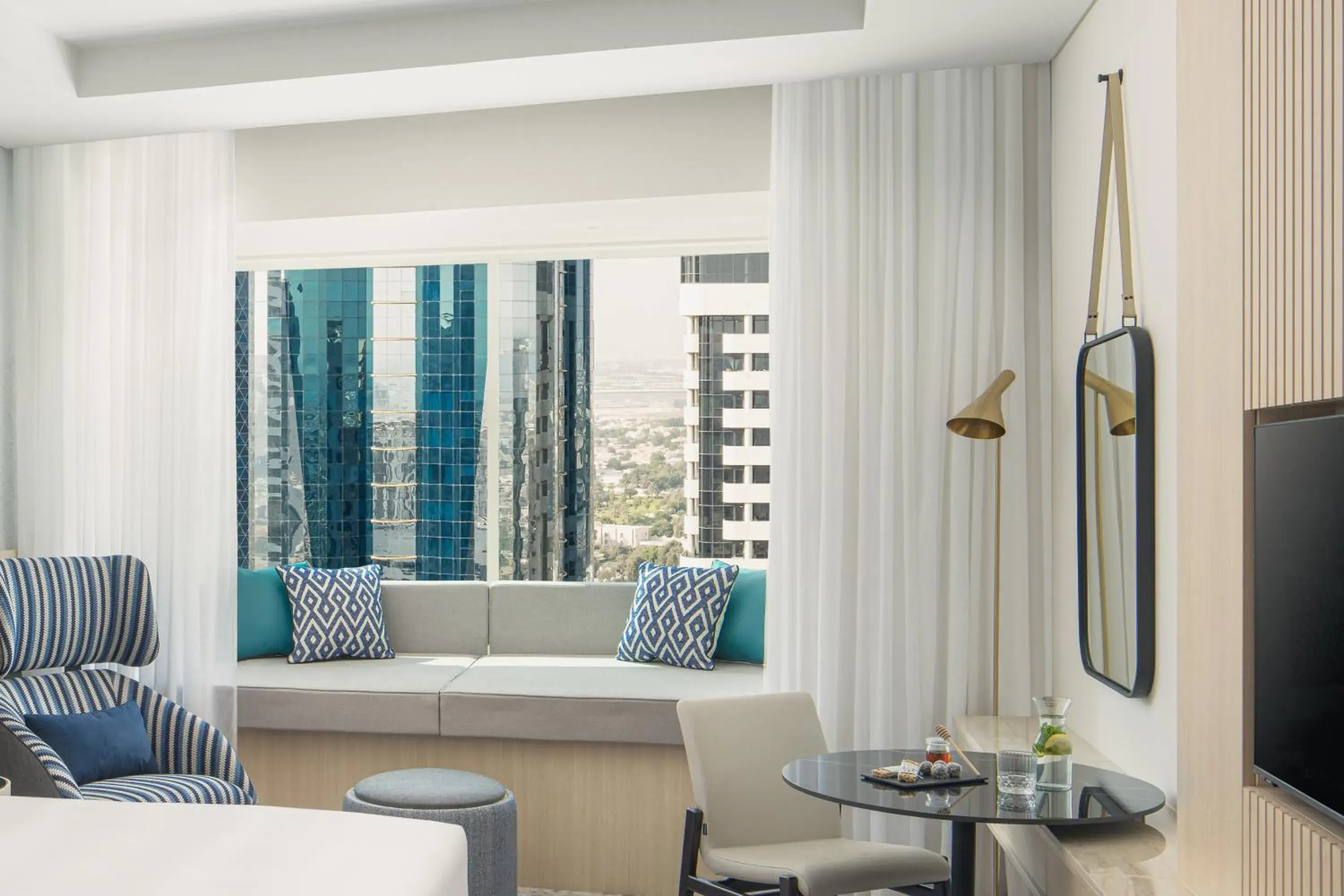 View (from property/room), Bed in Towers Rotana - Dubai View (from property/room), Bed in Towers Rotana - Dubai