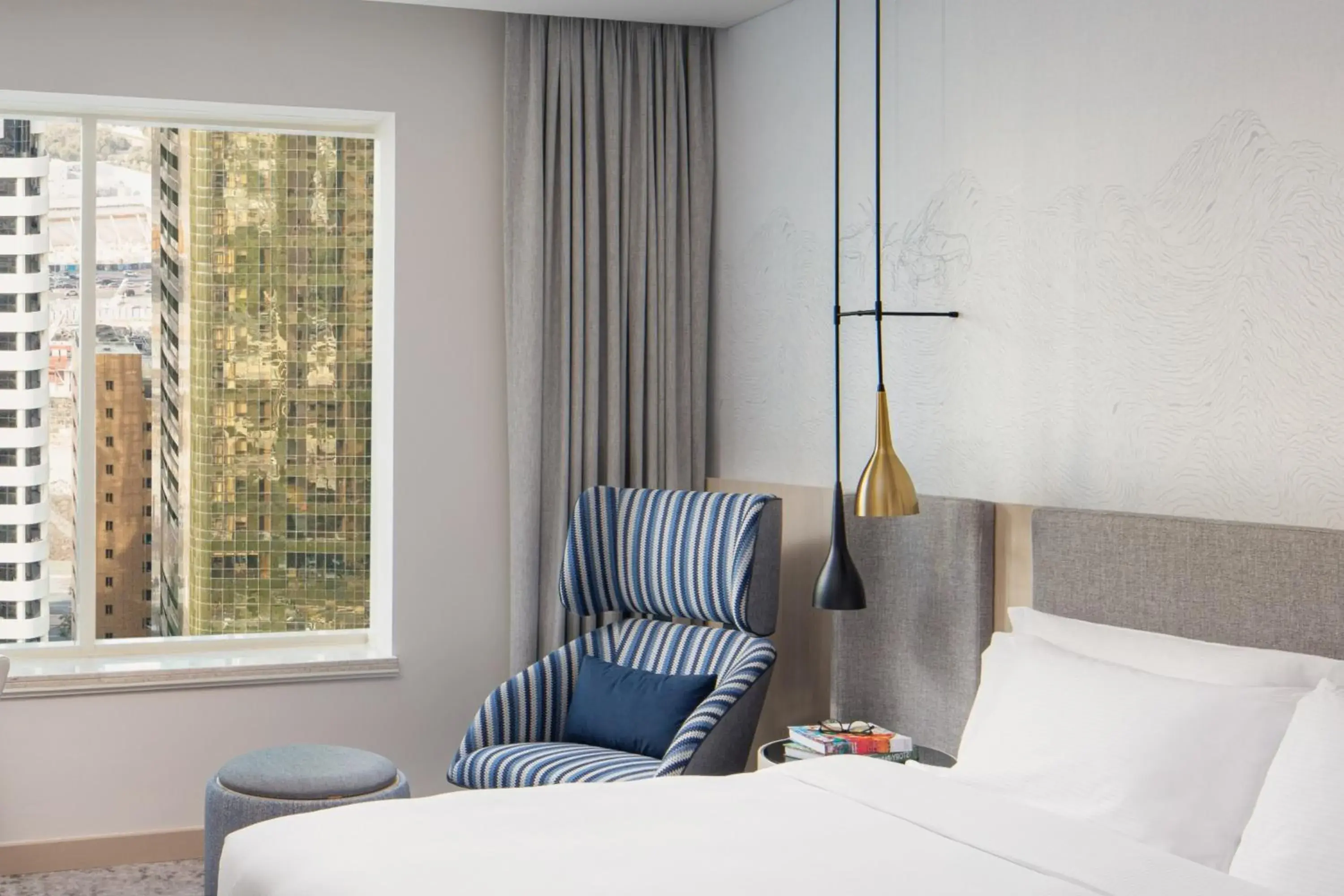 View (from property/room), Bed in Towers Rotana - Dubai View (from property/room), Bed in Towers Rotana - Dubai