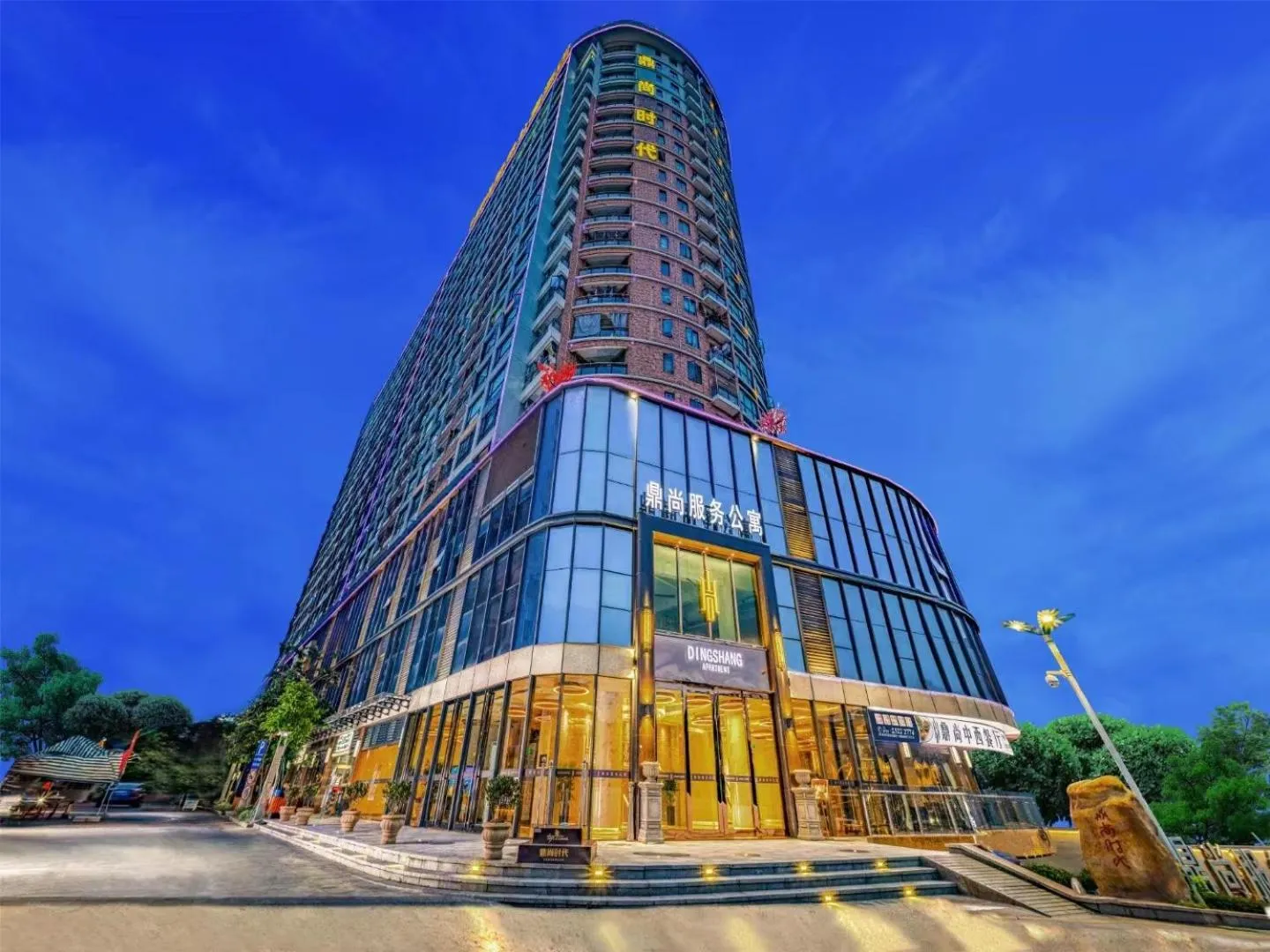 Property building in Dingshang Apartment Hotel