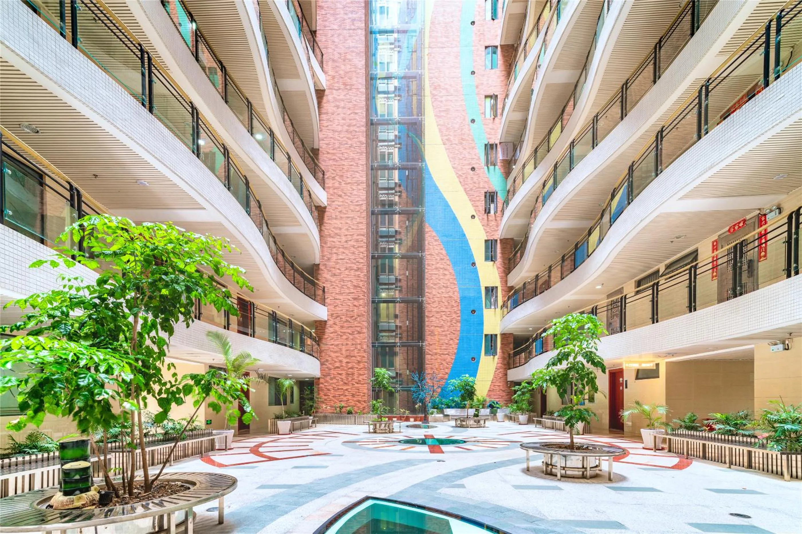 Property building in Dingshang Apartment Hotel