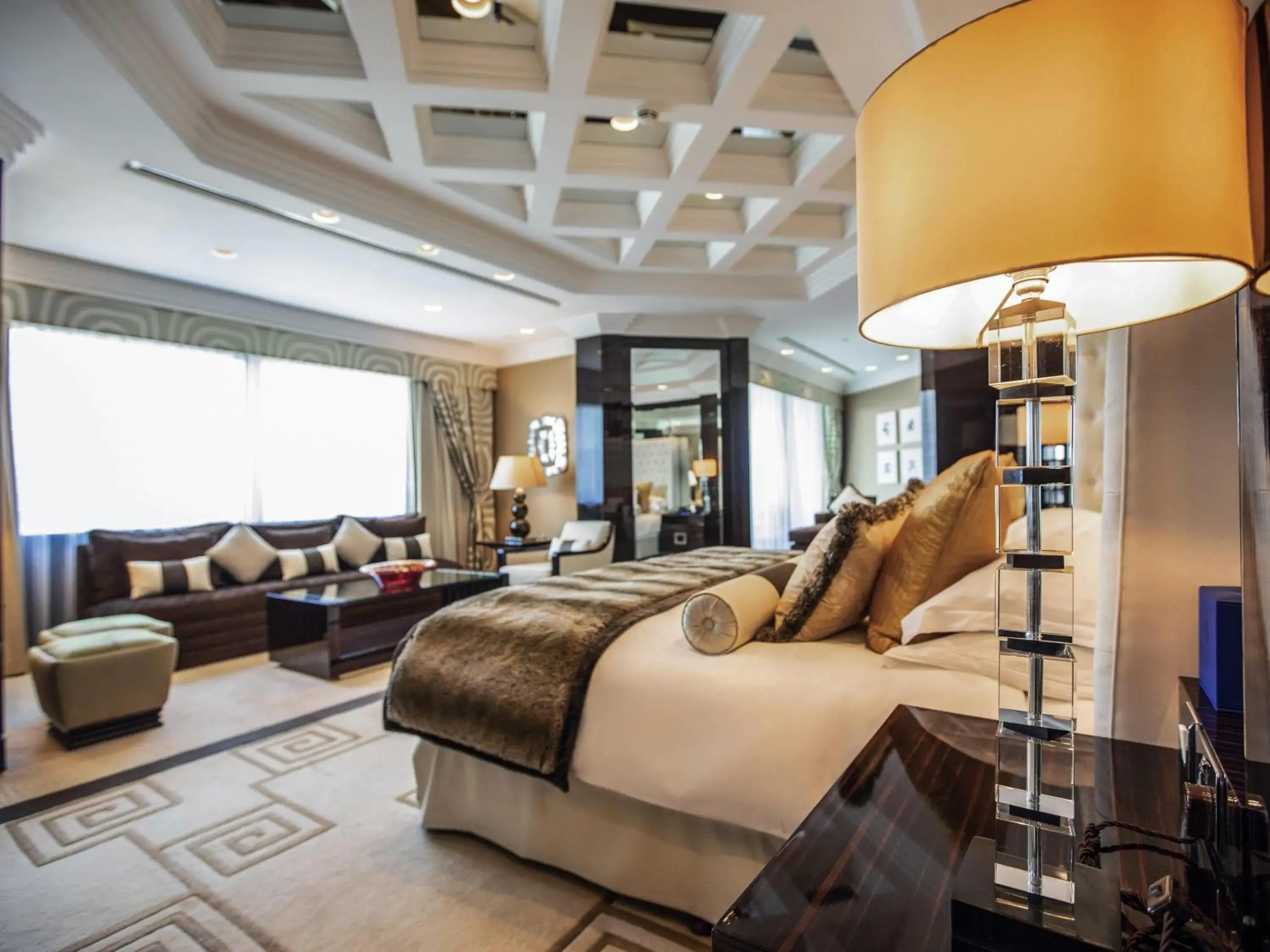 Bedroom in Mövenpick Grand Al Bustan Bedroom in Mövenpick Grand Al Bustan