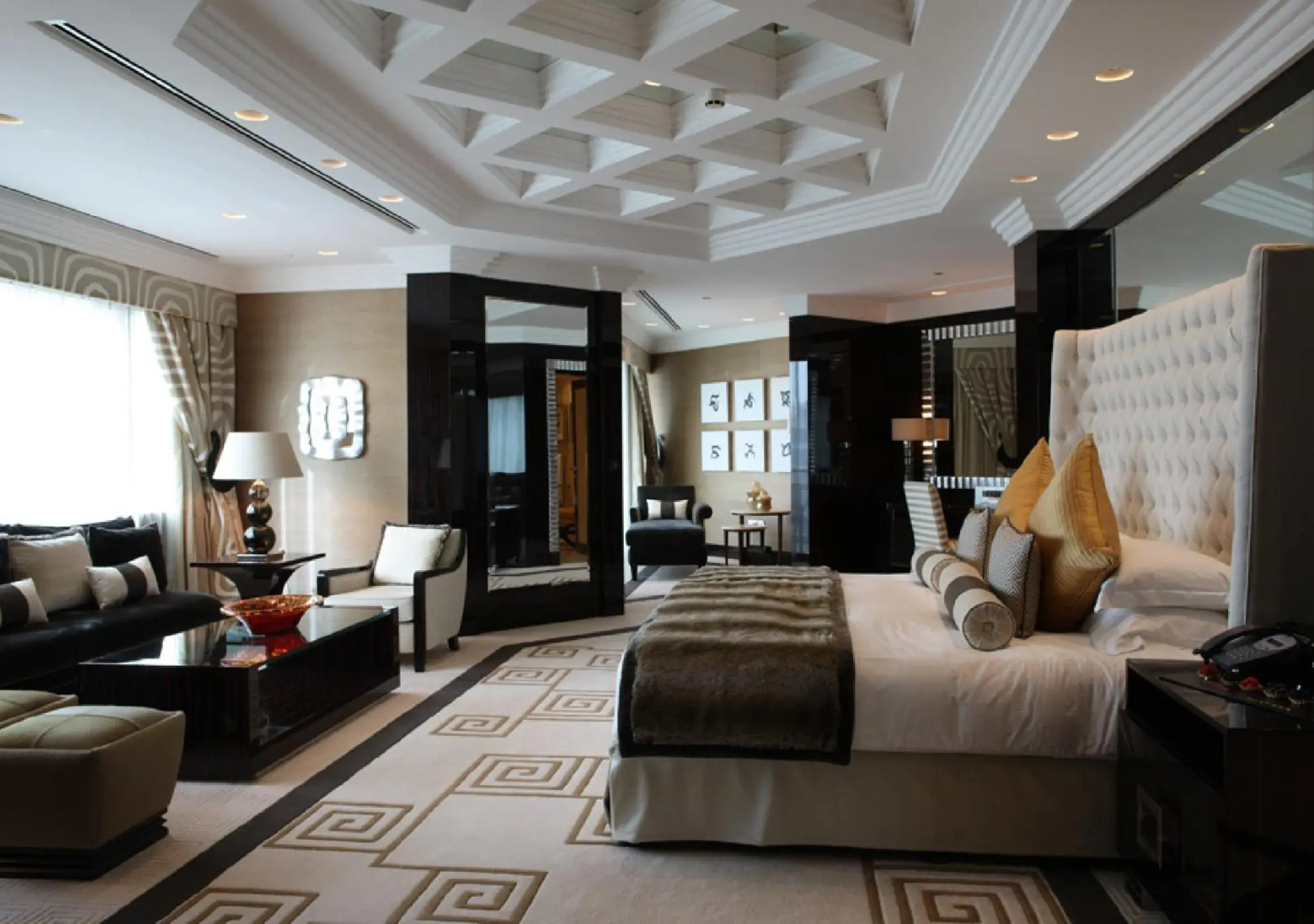 Bedroom in Mövenpick Grand Al Bustan Bedroom in Mövenpick Grand Al Bustan