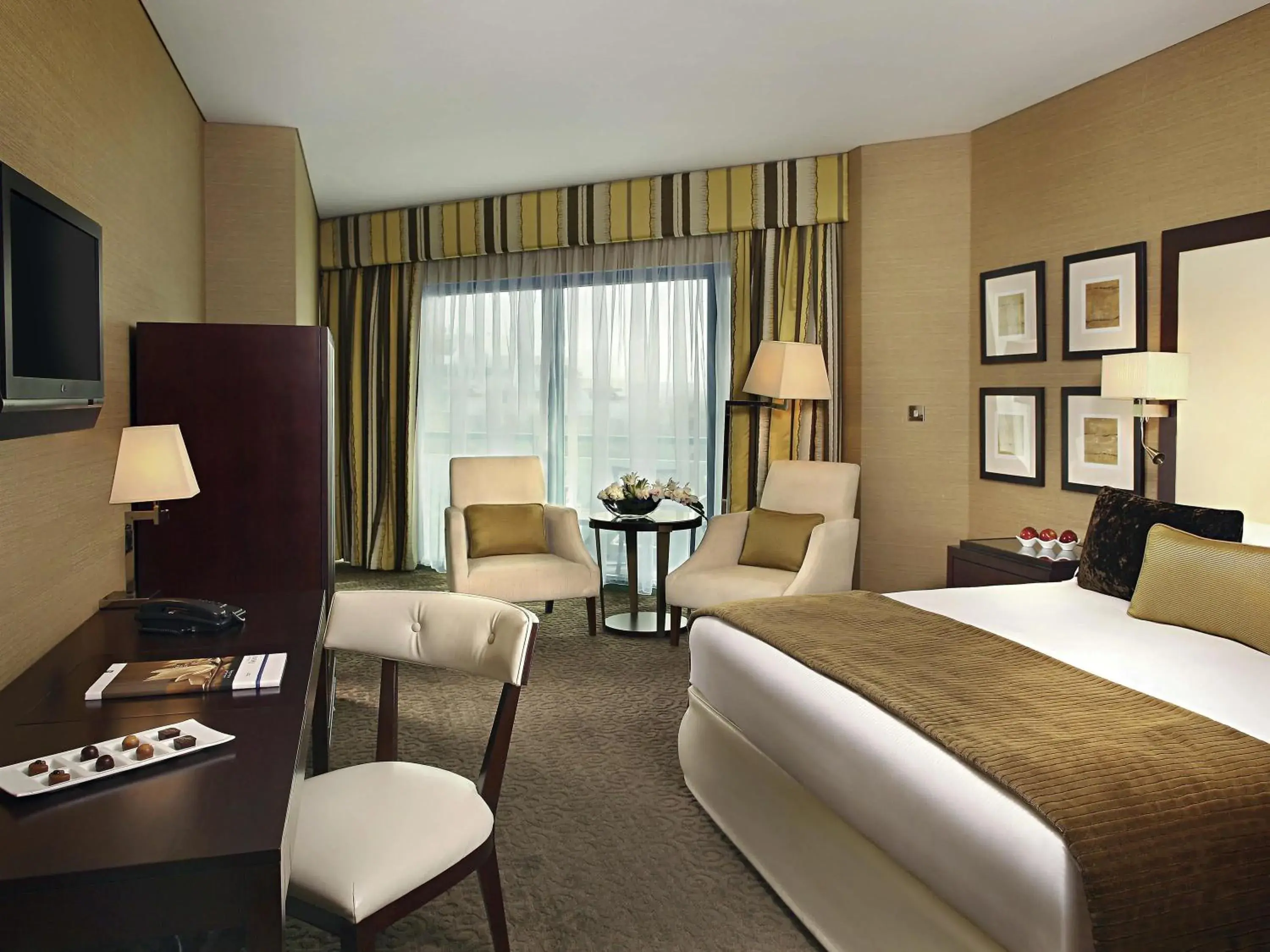 Bedroom, Bed in Mövenpick Grand Al Bustan Bedroom, Bed in Mövenpick Grand Al Bustan