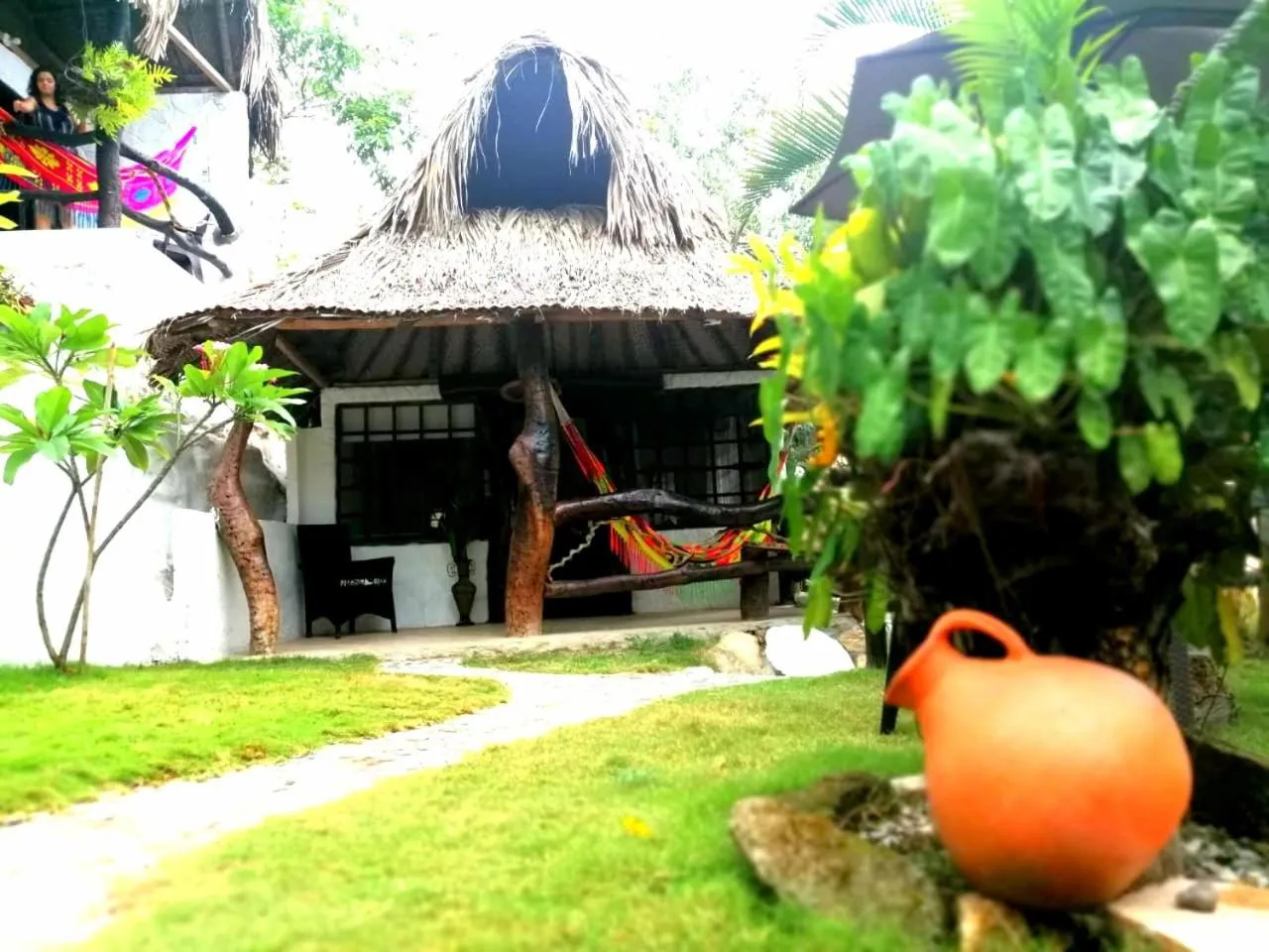 Garden in Hostal Villa Cata