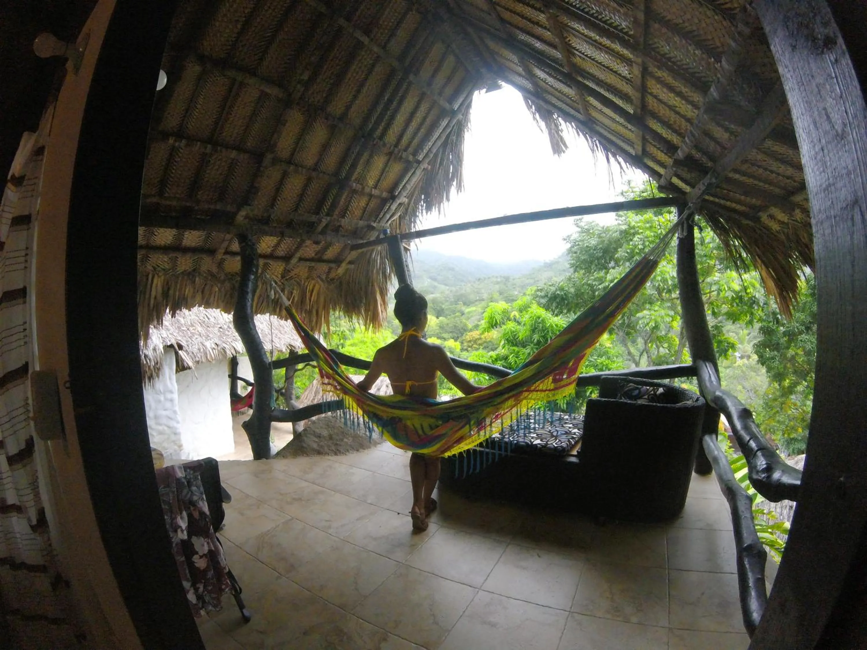 Garden in Hostal Villa Cata