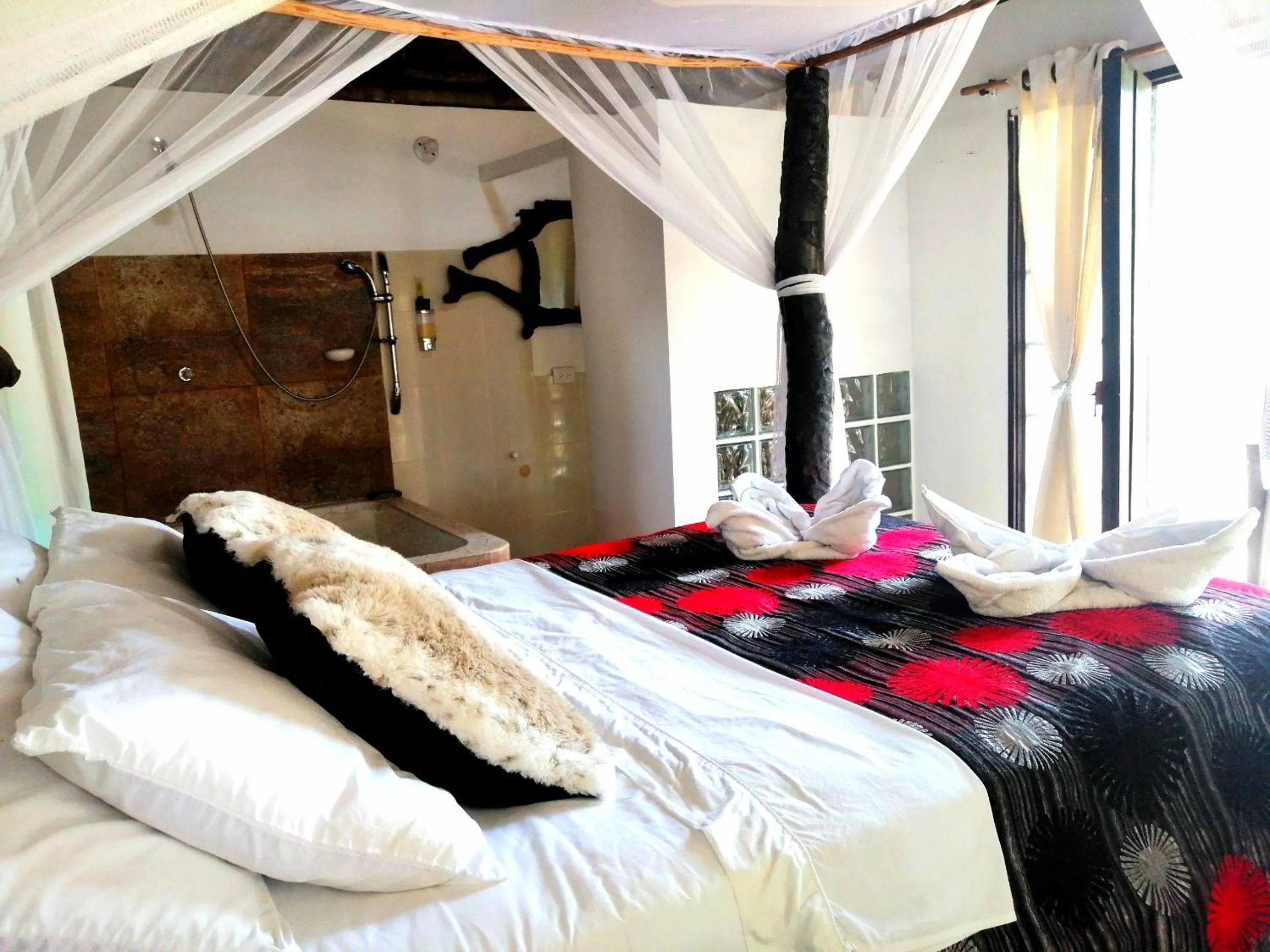 Bed in Hostal Villa Cata