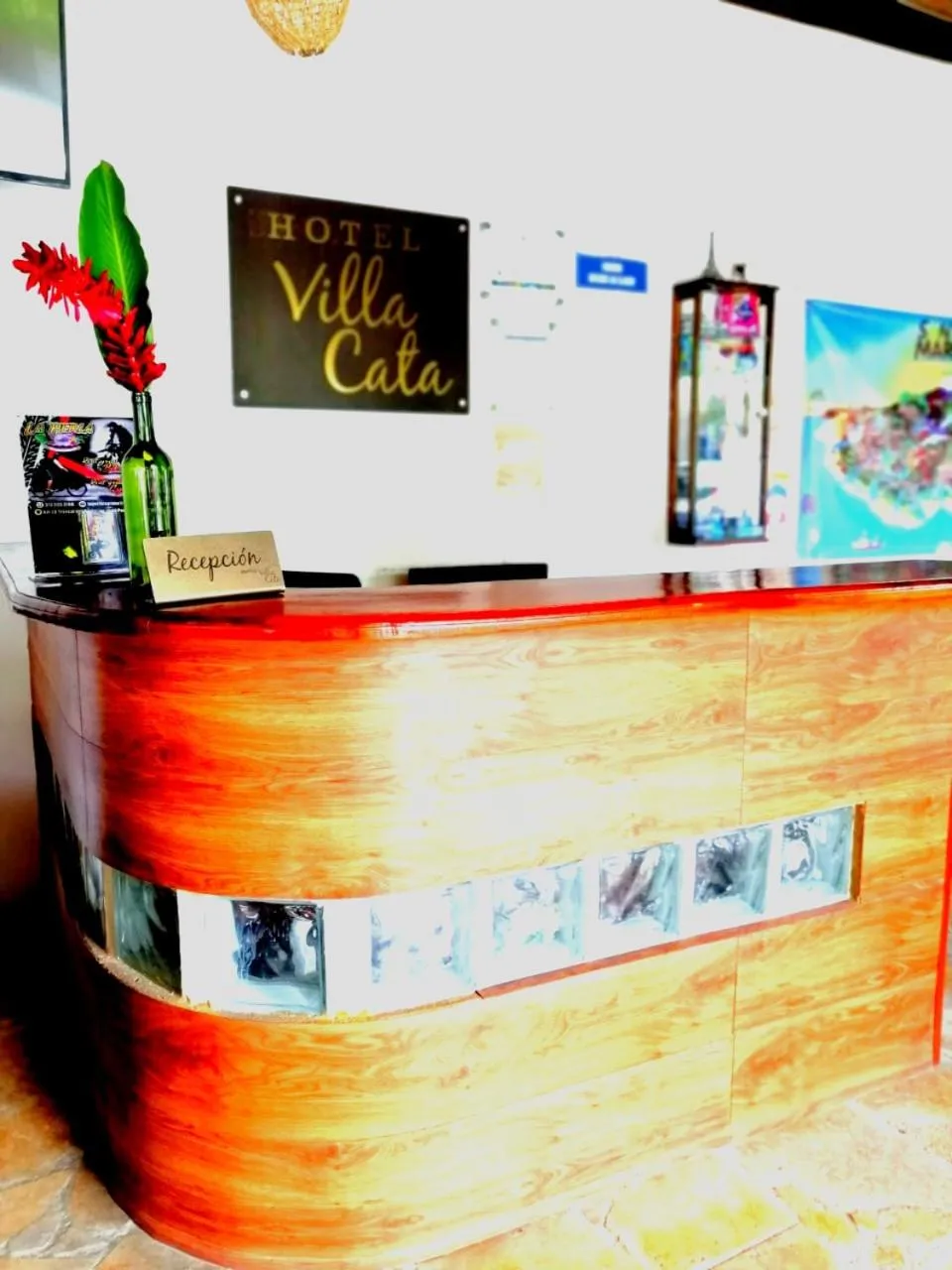 Lobby or reception in Hostal Villa Cata