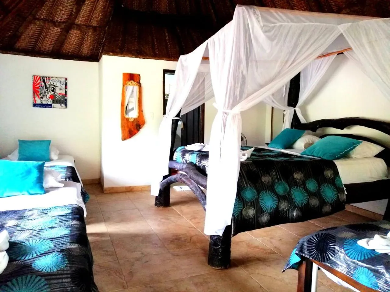 Bed in Hostal Villa Cata