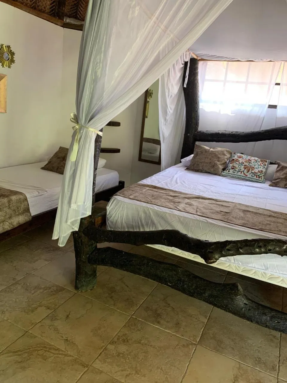 Bed in Hostal Villa Cata