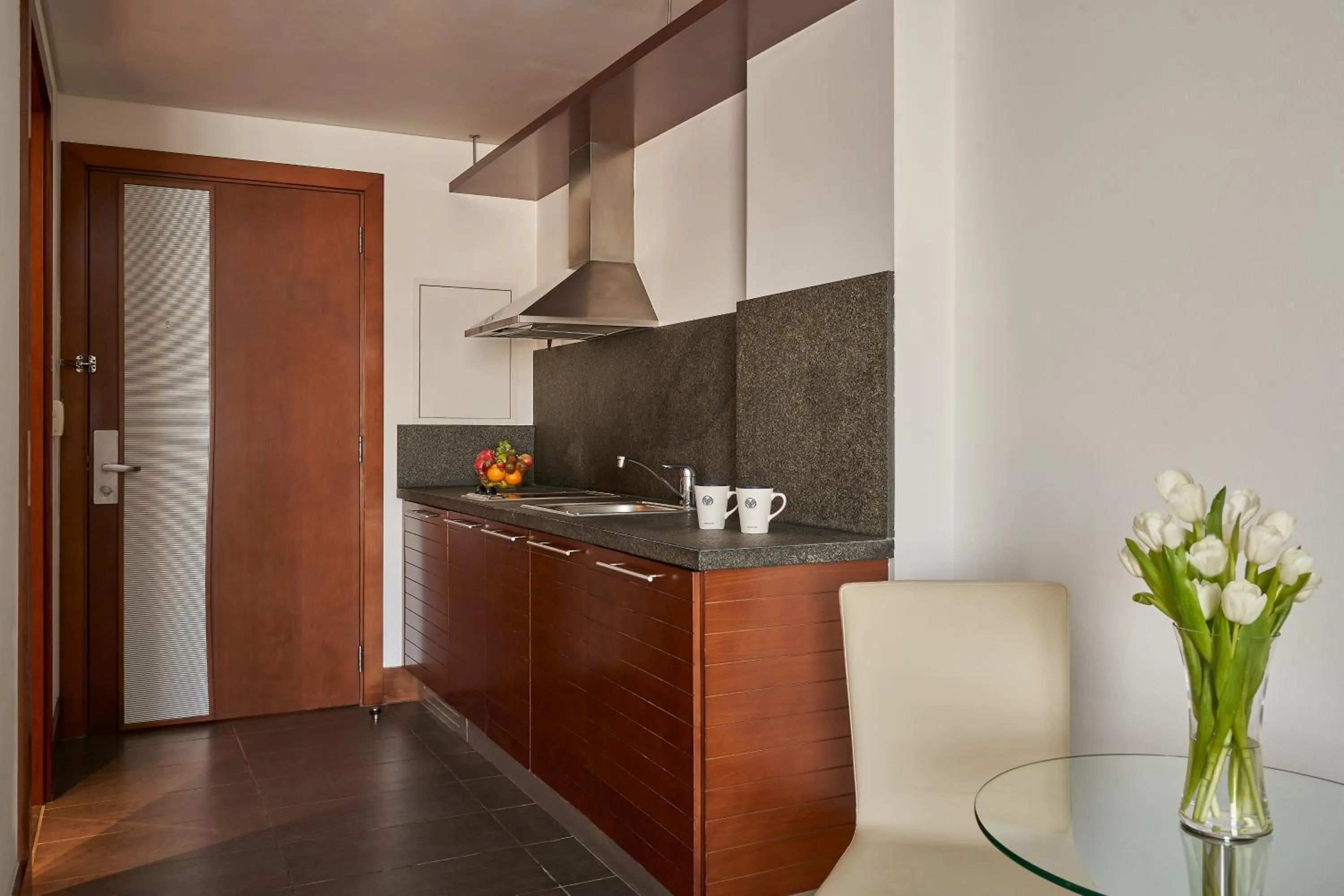 Kitchen or kitchenette in Villa Rotana