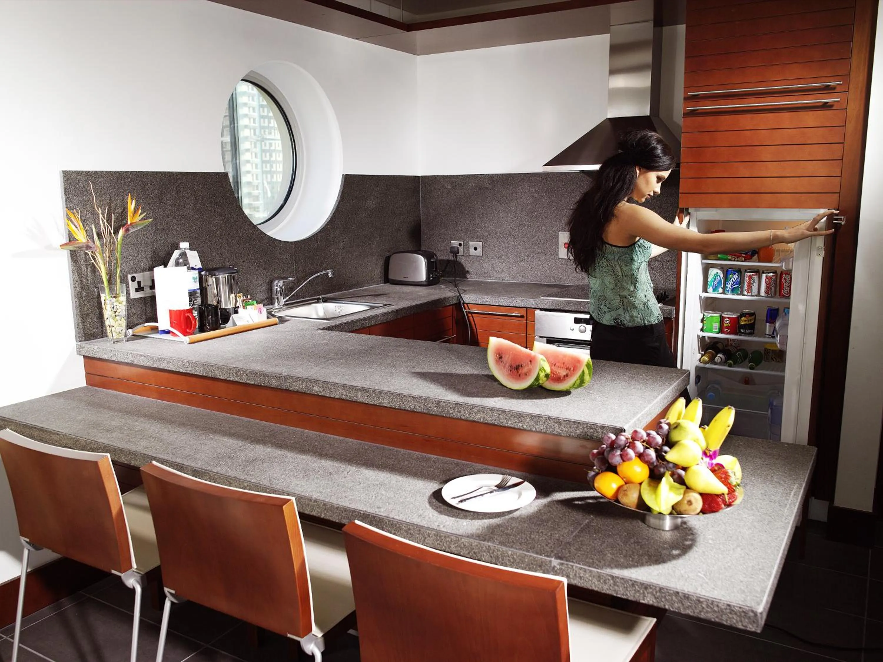 Kitchen or kitchenette in Villa Rotana