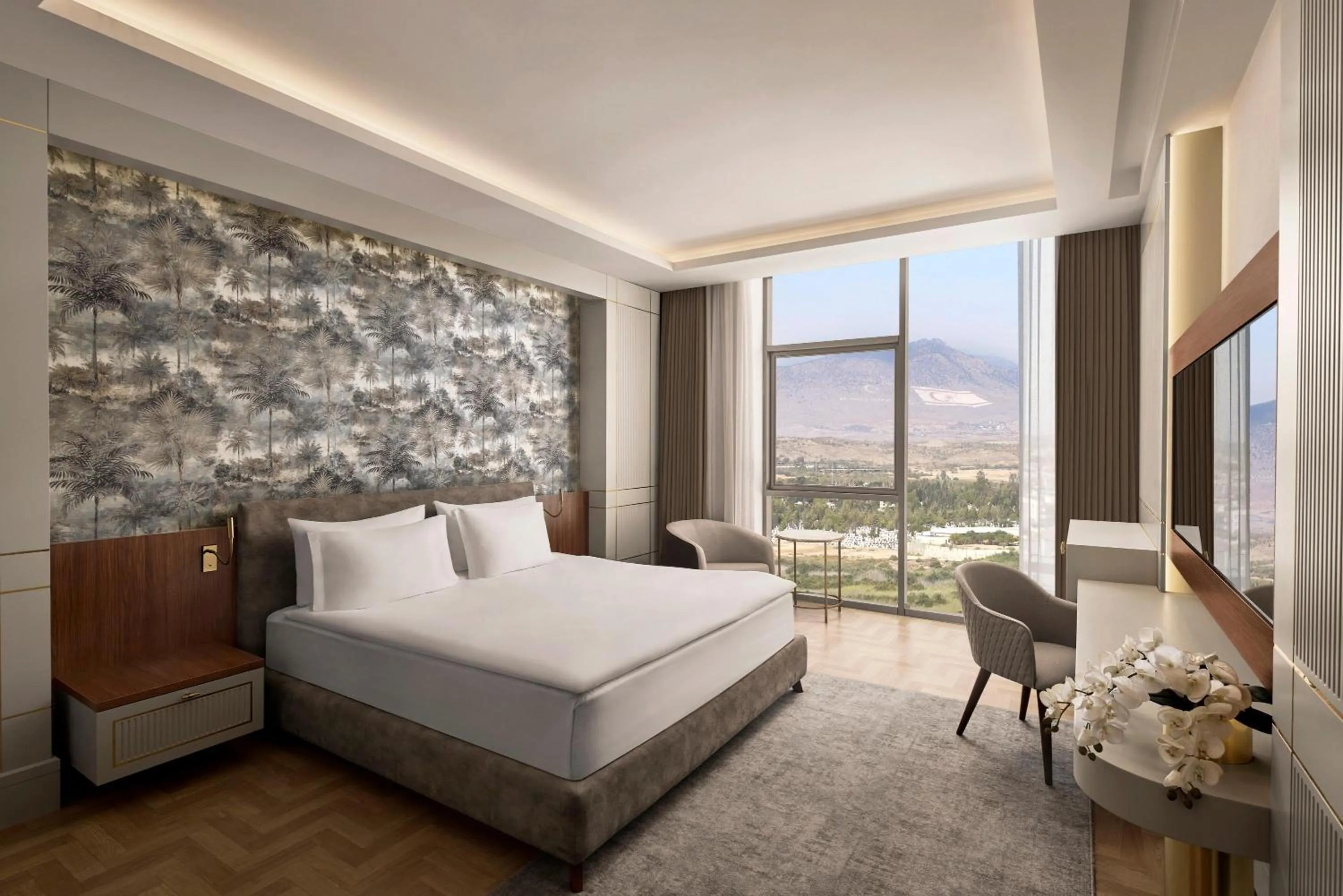 Shower, Bed in Concorde Tower Hotel & Casino