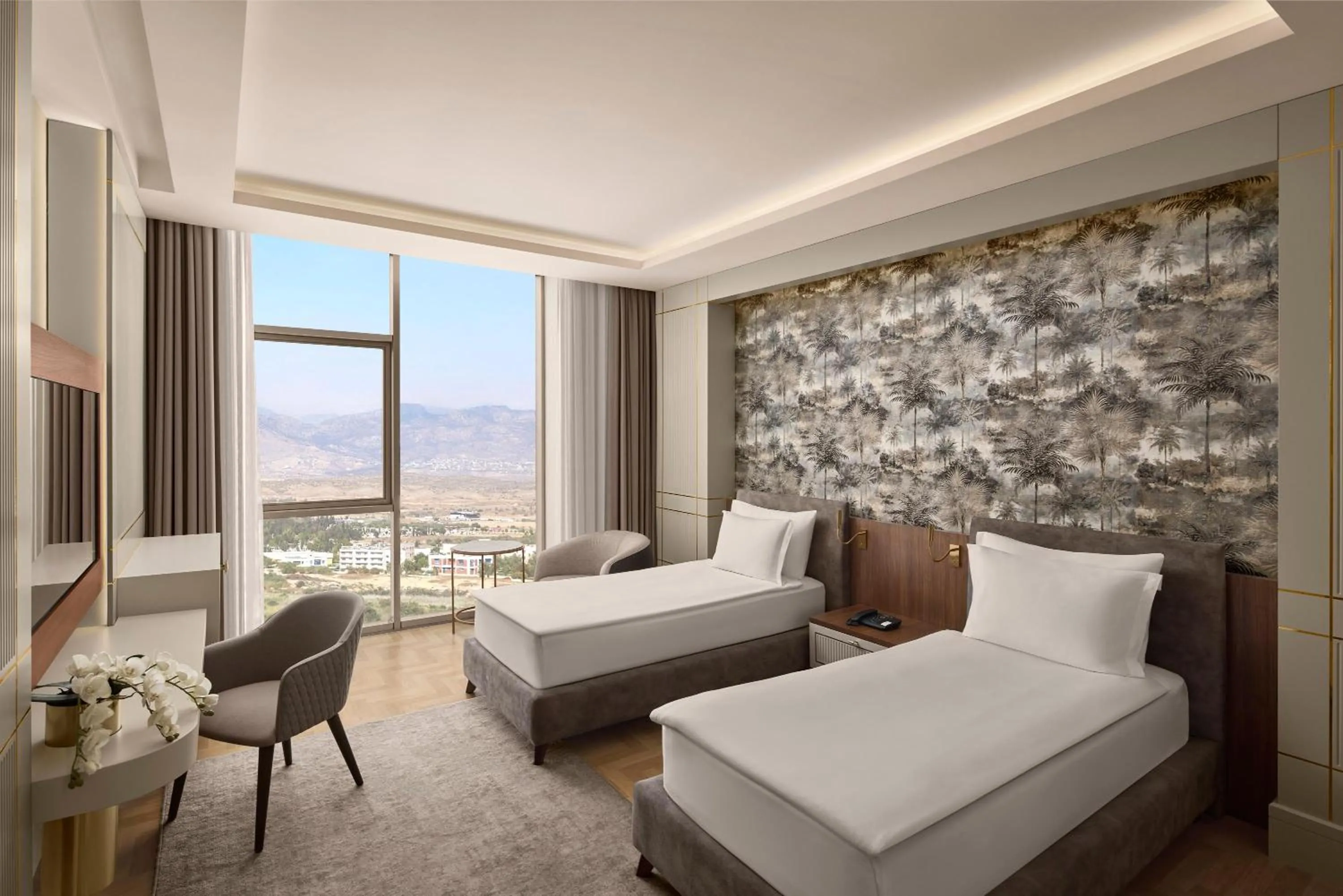 Shower, Bed in Concorde Tower Hotel & Casino