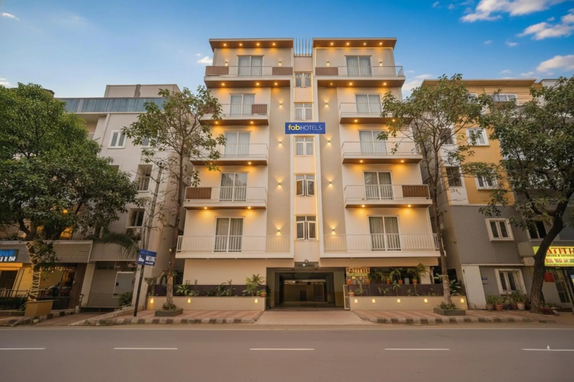 Facade/entrance in FabHotel Atithi Residency - Nr Kaikondrahalli Lake