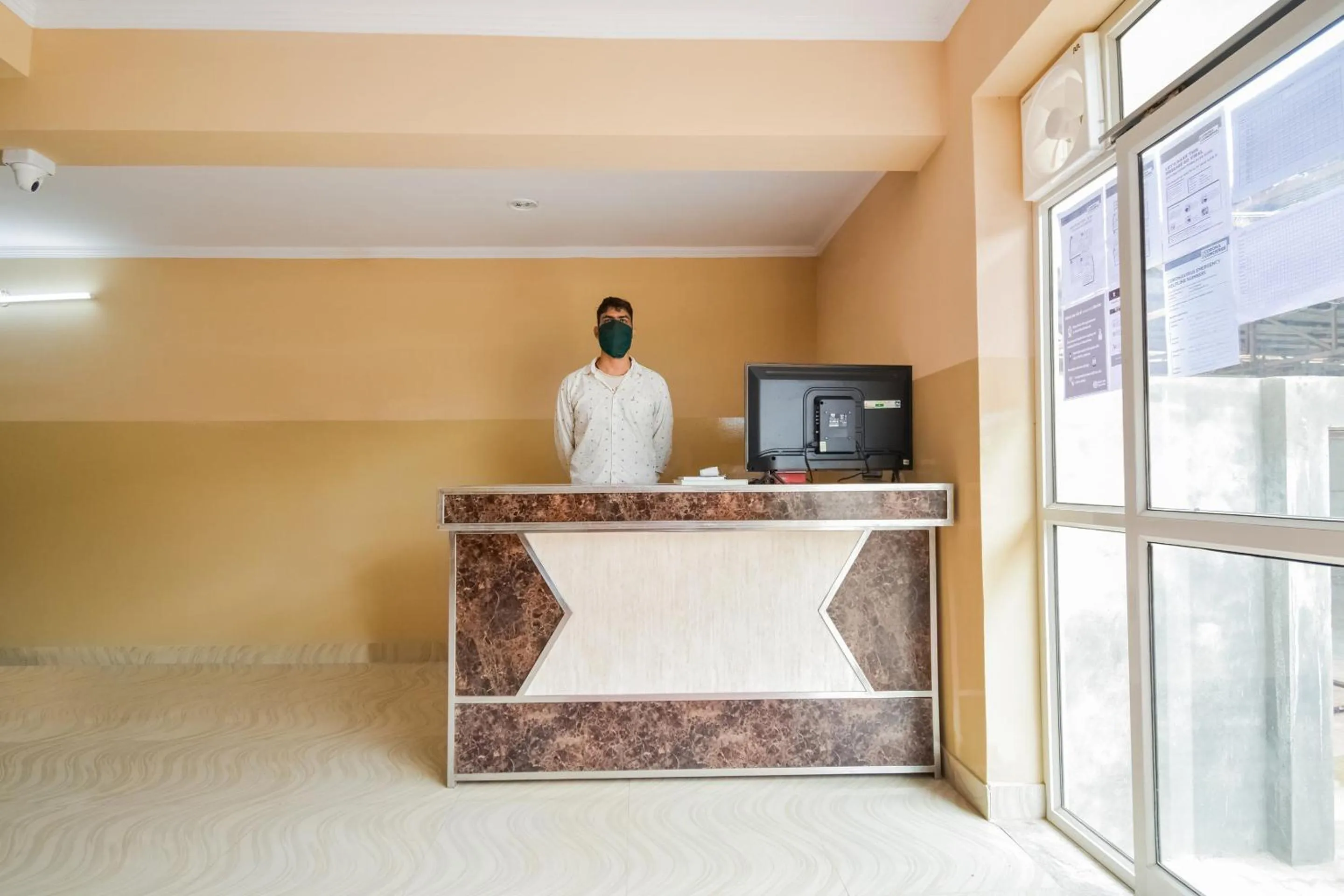 Lobby or reception in Hotel O Krishna