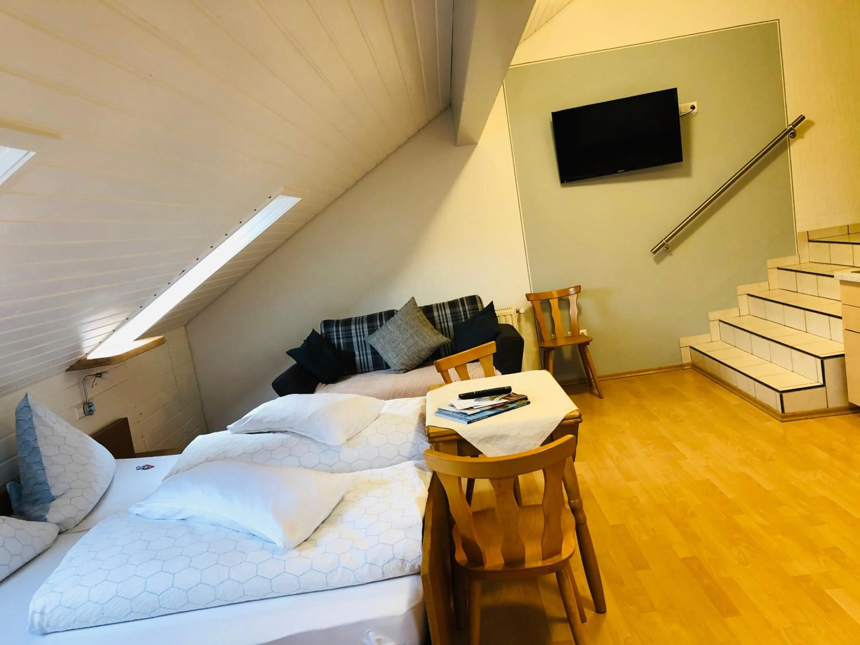 Photo of the whole room, Bed in Landhaus Monika