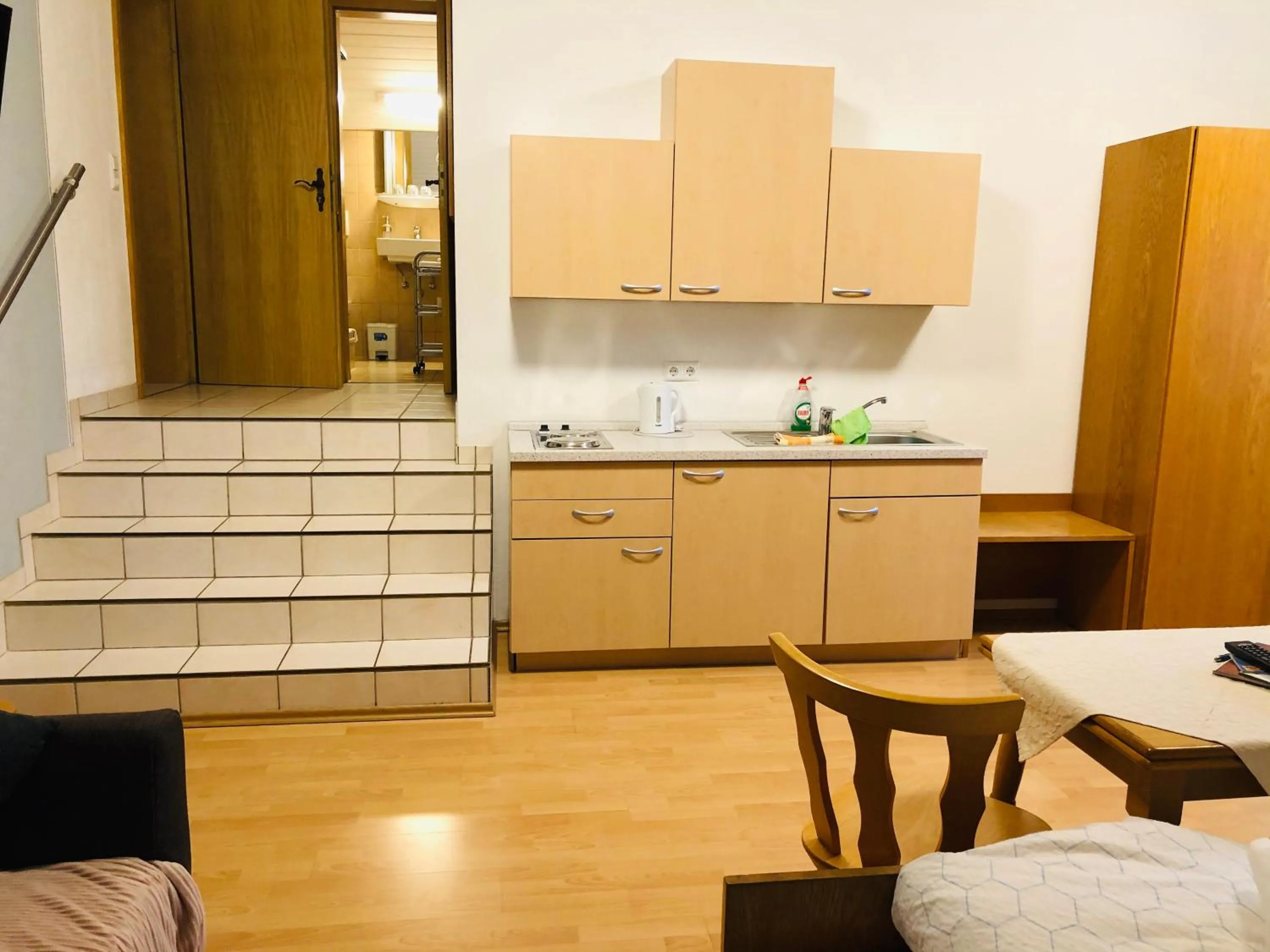 Kitchen or kitchenette in Landhaus Monika